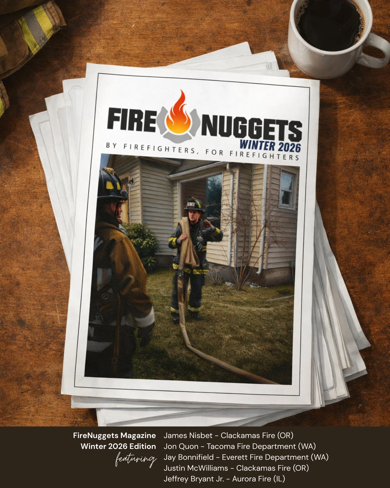 RETURNING TO OUR ROOTS: FireNuggets Magazine 📰🔥

Over 25 years ago, a group of firefighters got together and created FireNuggets, an online magazine dedicated to firefighter training. Their mission was simple: to present experience-based informatio