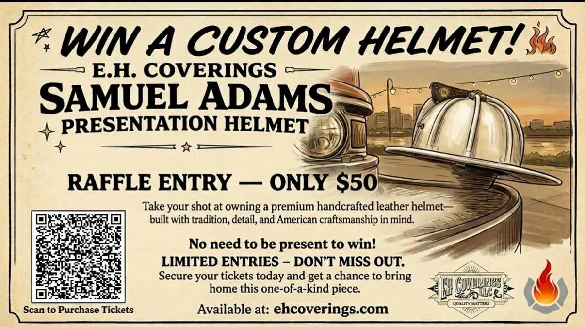 🔥 ONLINE RAFFLE ALERT 🔥

We&rsquo;re excited to announce an incredible opportunity&mdash;E.H. Coverings is donating a custom leather helmet for this raffle!

🎟 $50 per entry
🔁 Unlimited entries
🗓 Raffle closes May 16th at 7PM PST at BAFC 2026

T