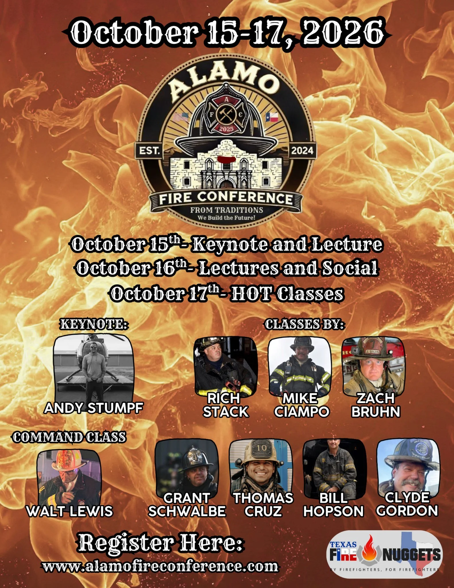 📍San Antonio, TX

The @alamofireconference  opened their 2026 registration this morning! 

Check it out: https://firenuggets.regfox.com/afc26