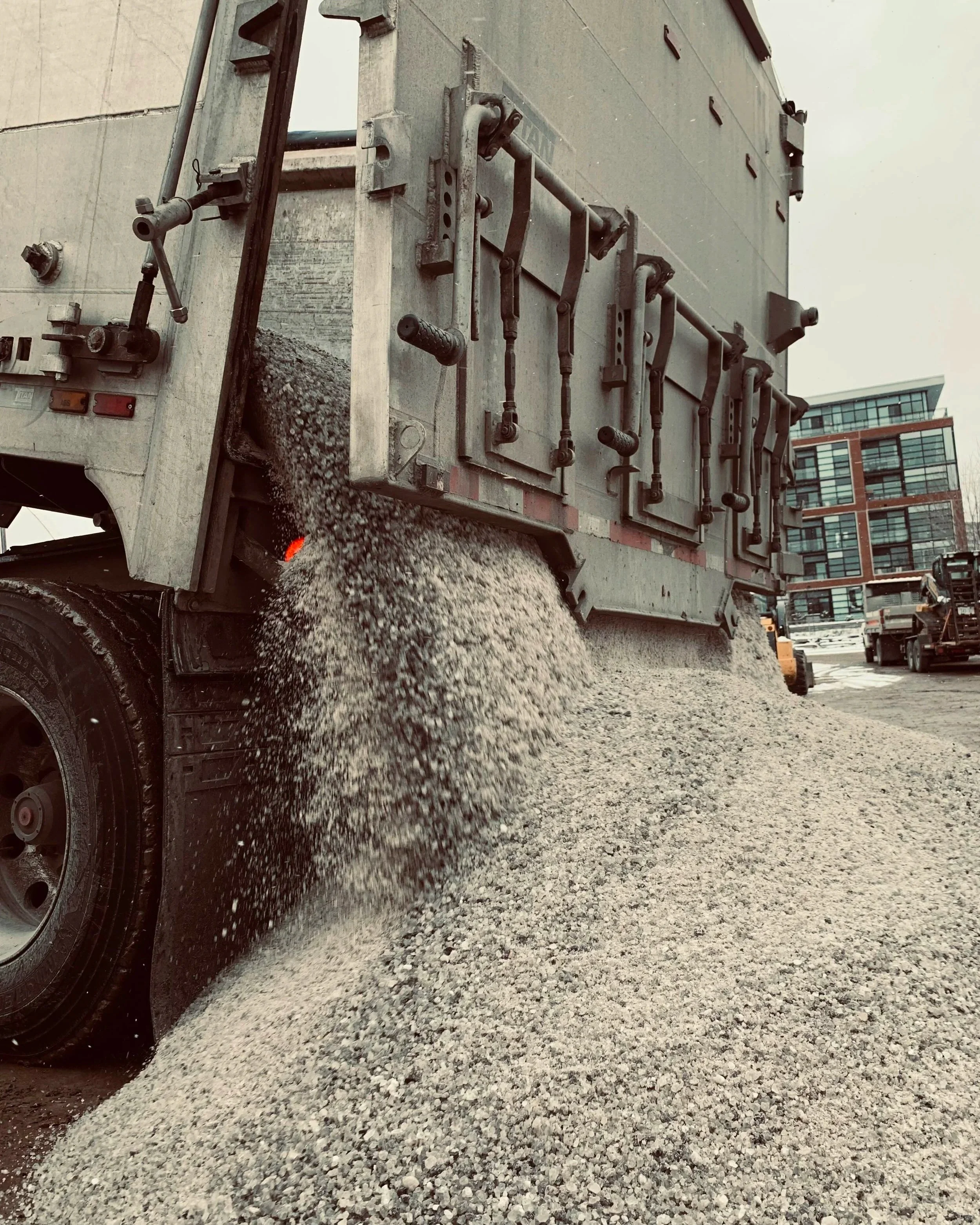 Snow haulage and relocation