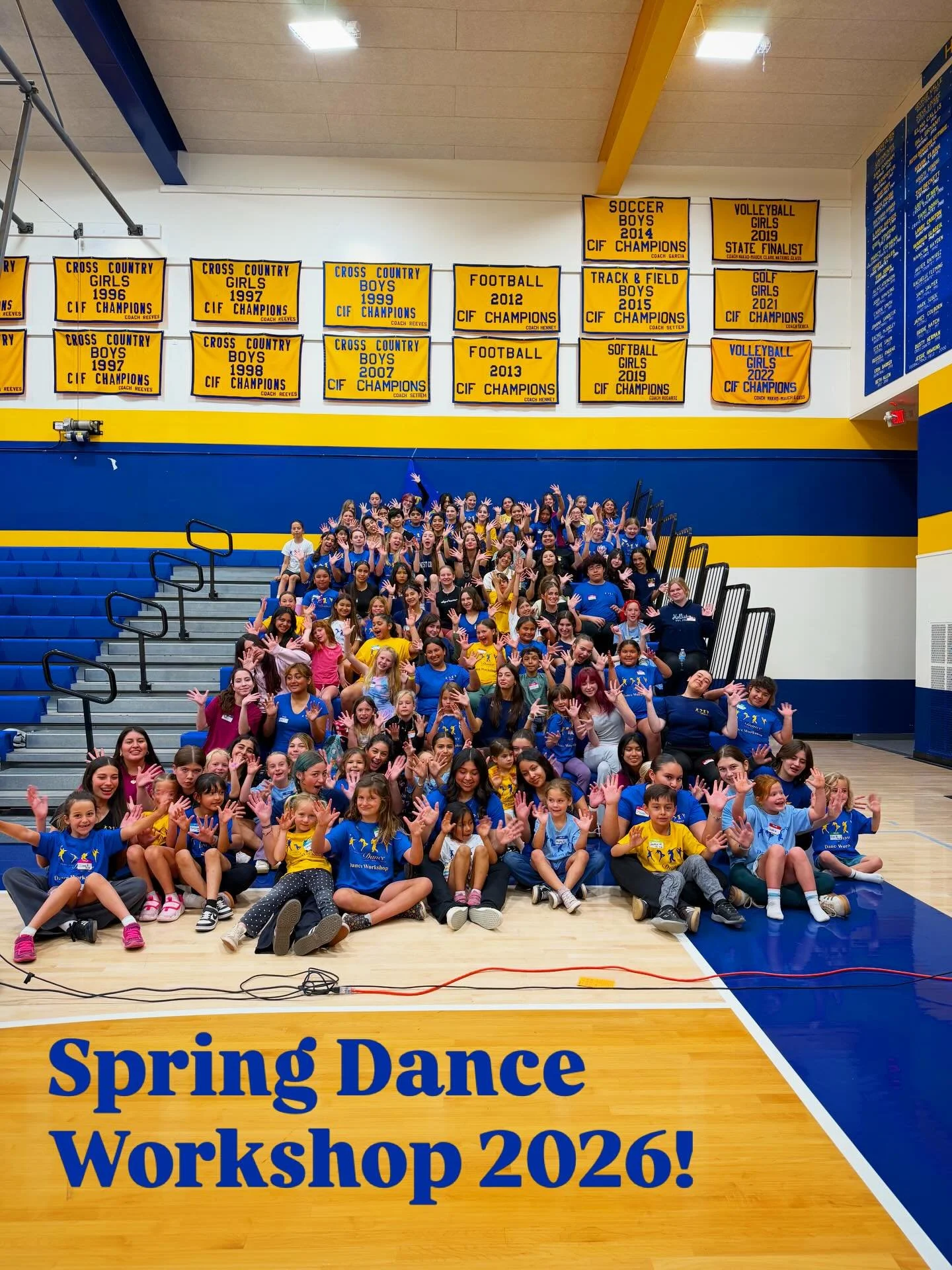 Thank you to all the families who brought their children to our spring dance workshop! Congratulations to our student choreographers and dancers 💙💛💙💛#dance #nordhoffdanceworkshop #nordhoffhighschool #nordhoffdance