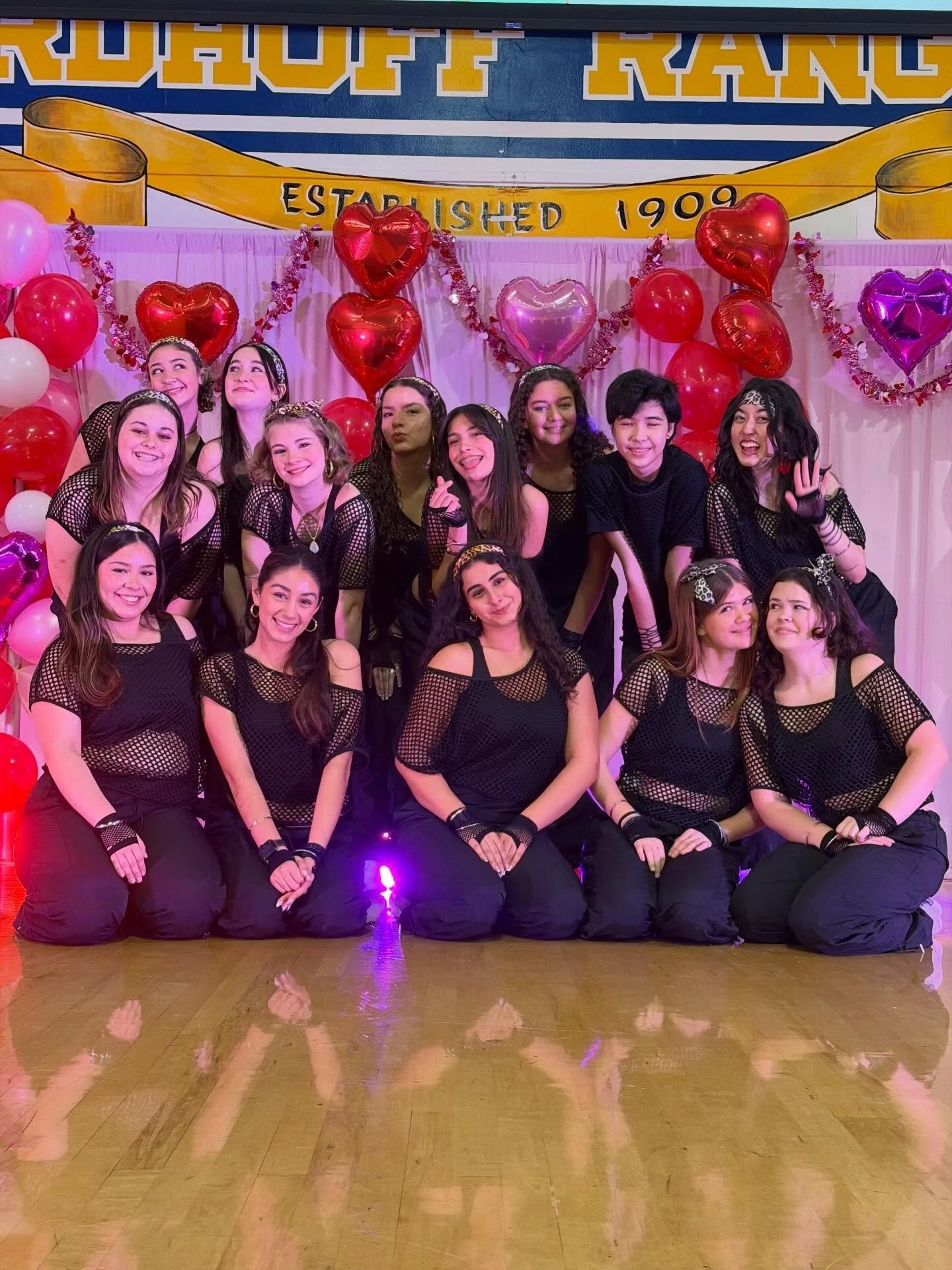 Happy Valentine&rsquo;s Day ❤️💕💗 from Choreography Honors! Thank you @nordhoffrangerasb for hosting yesterday&rsquo;s rally 💙💛💙💛💙💛