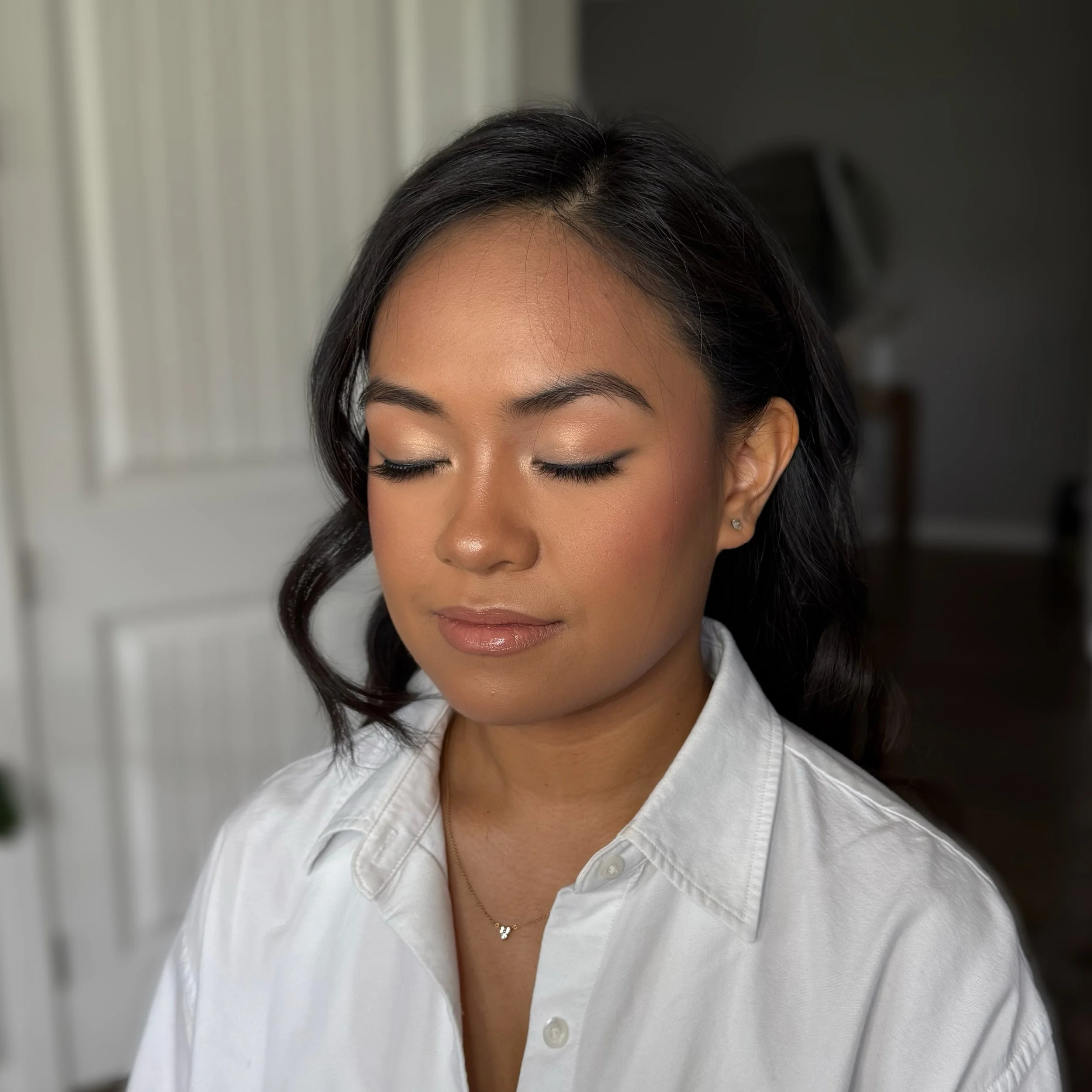 C&rsquo;s bridal preview ✨ 

She wanted a soft neutral glam &mdash; an elevated version of herself that still felt natural and true to how she is every day, since she rarely wears makeup. We were so happy with how this look turned out, and most impor