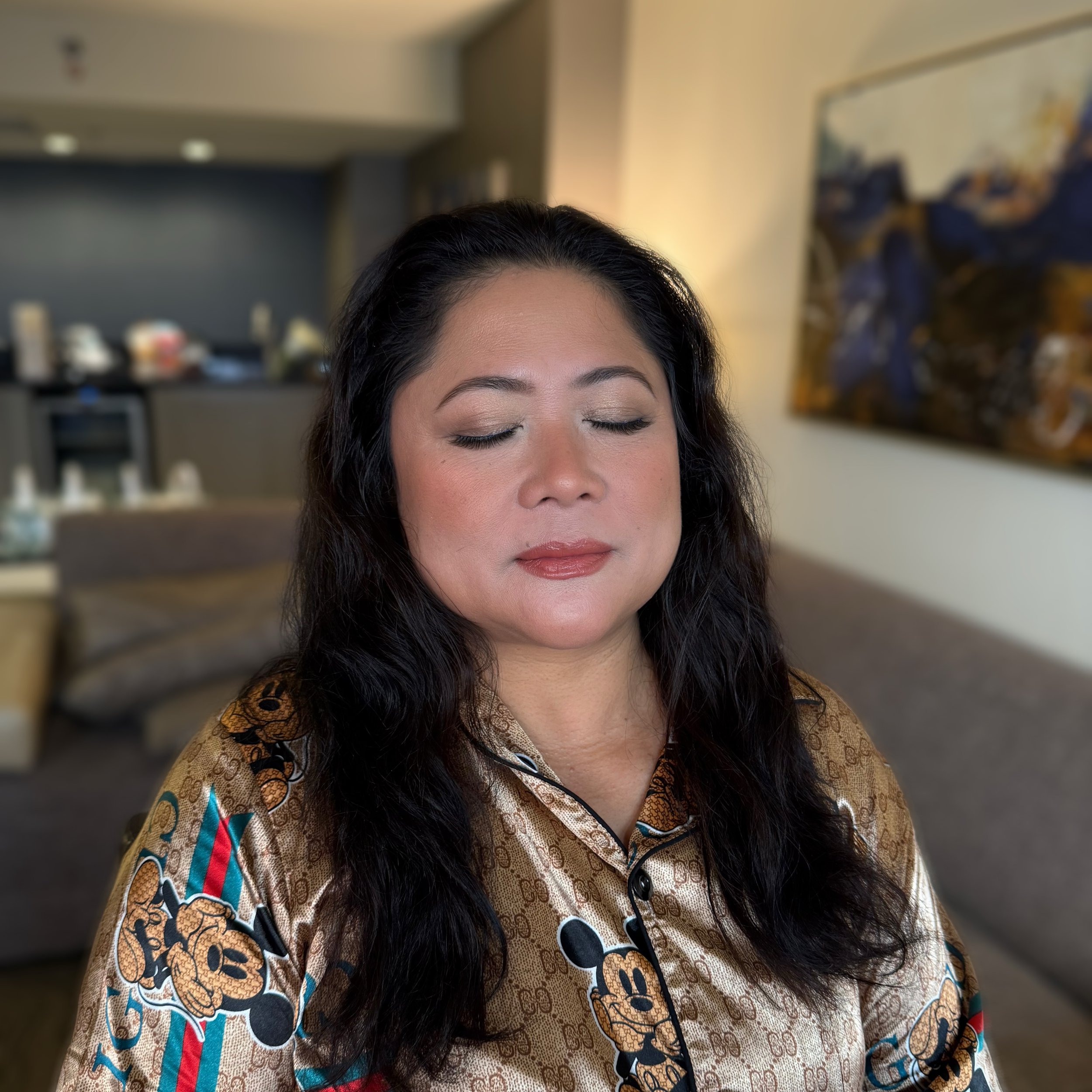 ✨ Mama of the groom ✨
It was such a joy getting to know her and she was bringing the energy in the room! Thank you for making the morning so fun and congratulations on such on a beautiful day!

MUA: yours truly  
✧ Luxury Mobile Beauty + Bridal Styli