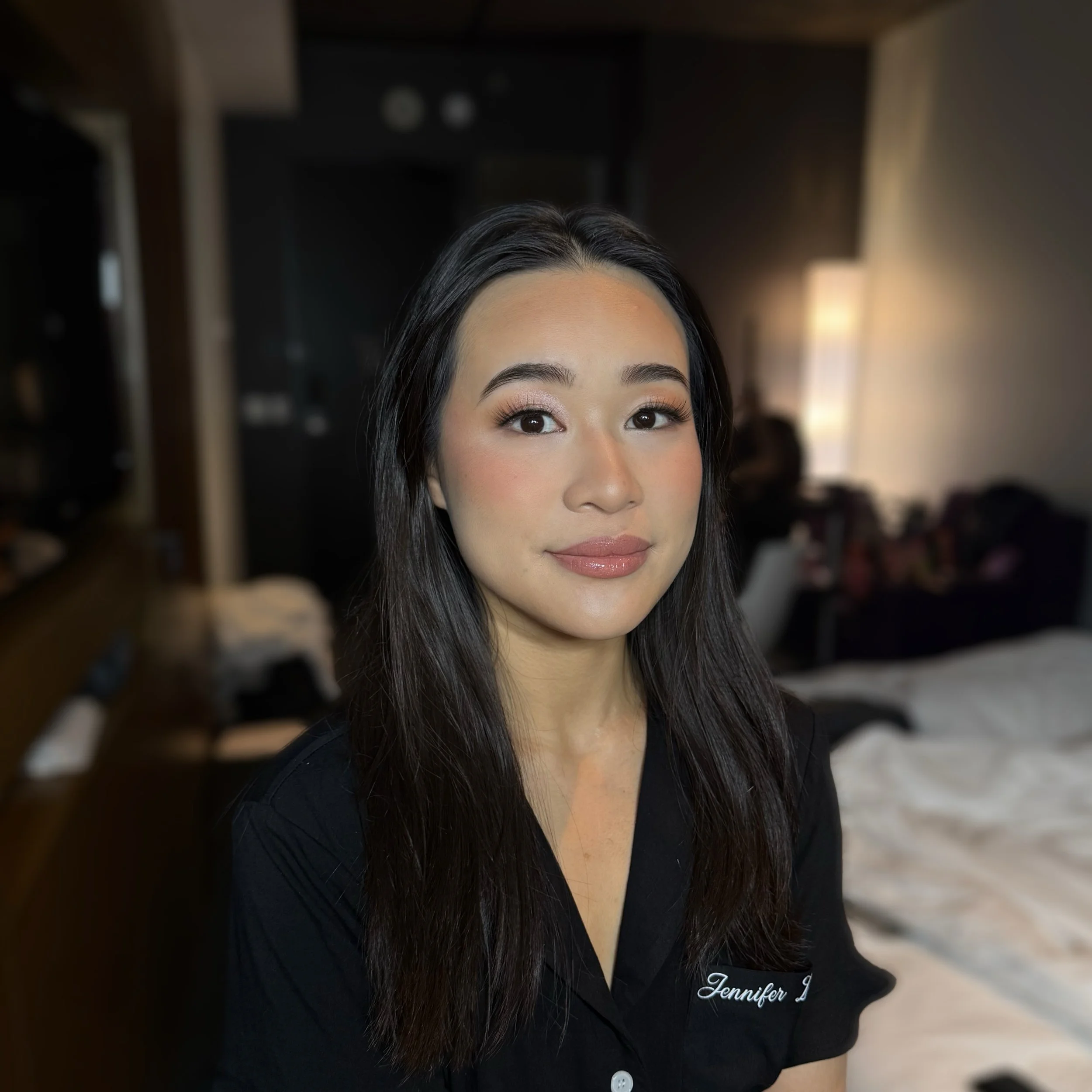 Getting the sweetest sister of the bride makeup-ready 💓✨.
Such a beautiful soul inside and out, and an absolute pleasure to glam!

MUA: yours truly 
@lorrainemakeupartistry  
✧ Luxury Mobile Beauty + Bridal Styling Services 📩 lorrainemakeupartistry