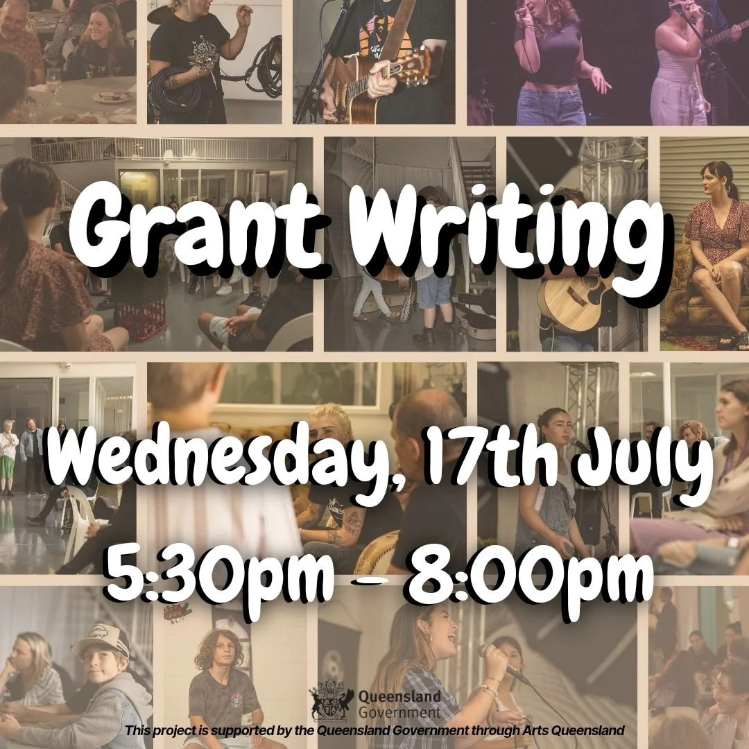 Next up this month for AMPED is a Grant Writing workshop with amazing speakers from Arts Queensland and Sunshine Coast Council. Link in bio to register.

Securing a grant can kickstart your musical journey. However, navigating the sea of options and 