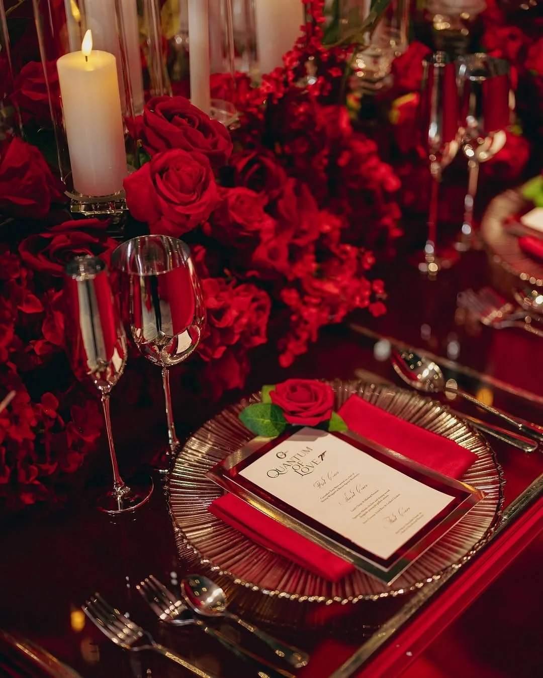 Luxury wedding setup by Affluent Luxe Rentals in Georgetown, Washington DC