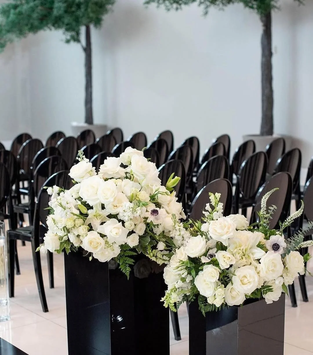 Wedding planning and decor by Affluent Luxe Rentals in Villanova, Pennsylvania