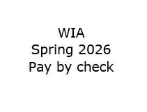 Spring 2026 - Pay Using Check