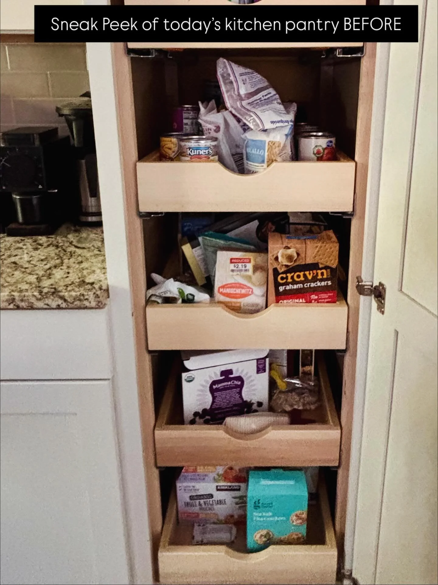 SNEAK PEEK: Started a KITCHEN project today with a new client (Mama of one with a baby on the way.) Stay tuned for more. 

She was so happy after our first session that I got a huge hug 💕. &ldquo;This is life changing&rdquo; she said! Love my client