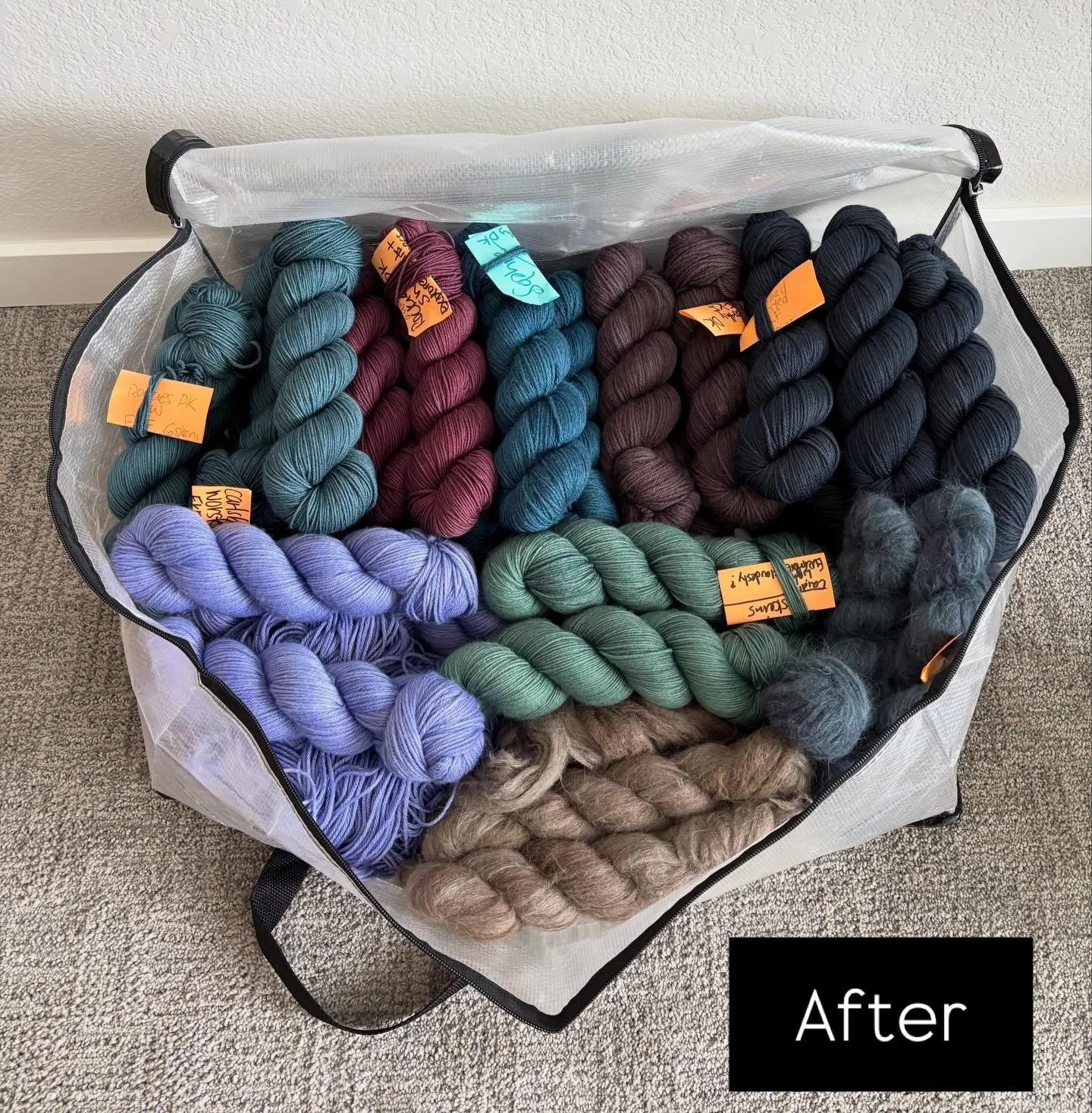 Updating a home office to add some yarn and sewing storage. Part one of many. 🧶 All yarn is my fave @explorerknits

Declutter &amp; Reset Home Organizing Denver | Boulder 🌸