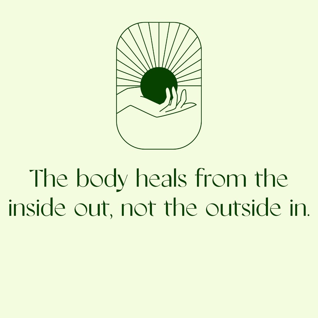 The body has an incredible innate ability to heal itself, and that healing always happens from the inside out ✨

Whether it&rsquo;s physical injury, illness, or stress, the body begins repairing at a deep, internal level&mdash;through the nervous sys