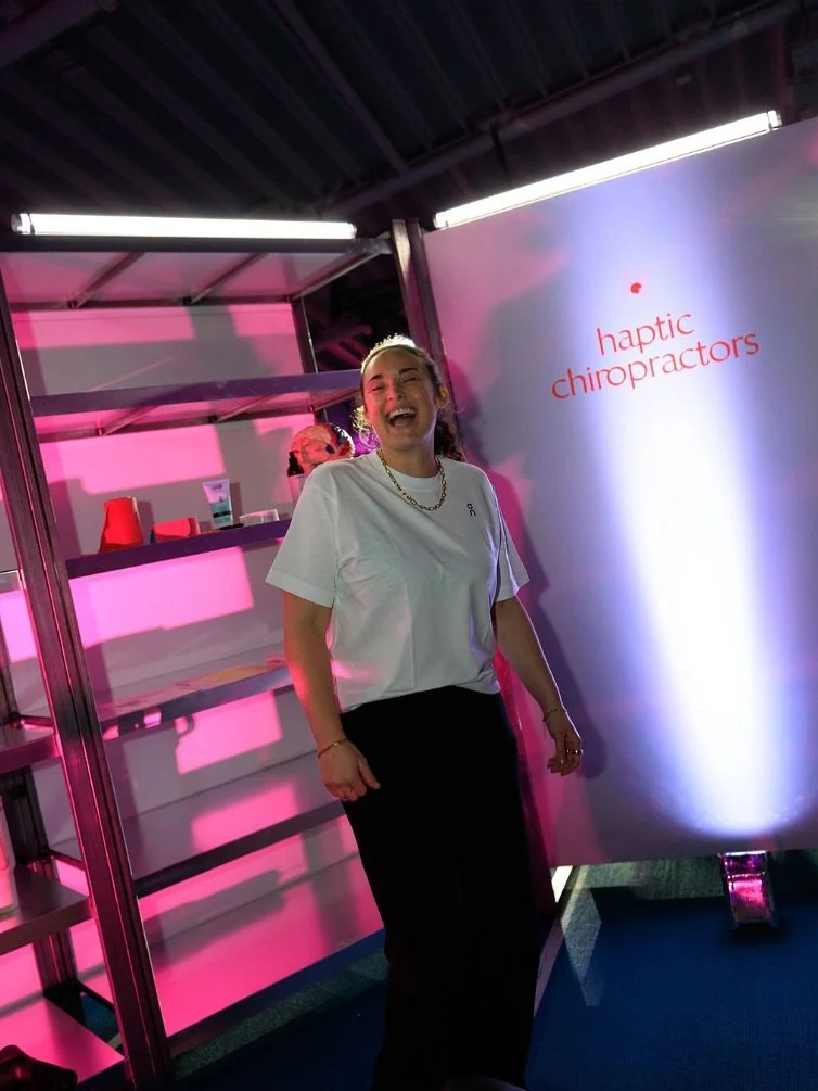 This weekend reminded us why we do what we do. At the ON &times; Open Lanes event, we connected with so many incredible people while offering spinal screenings, posture checks, and massages from Max. 

It was a full day of education, movement, and me