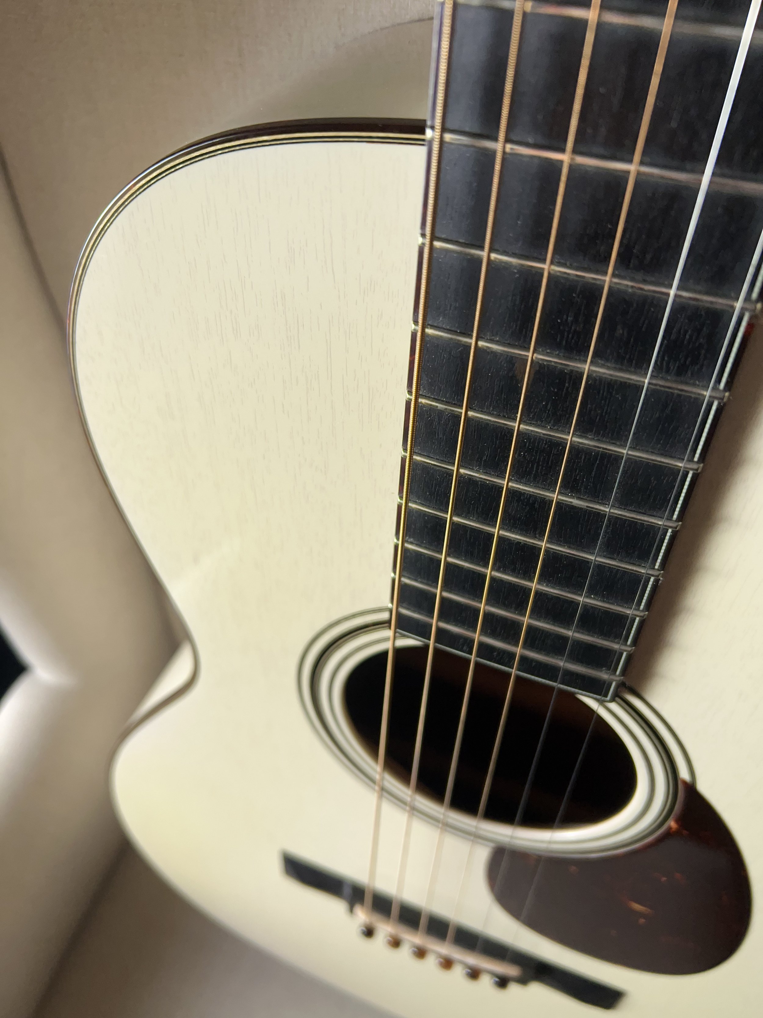 Collings Custom 01MH Twelve Fret Trans White