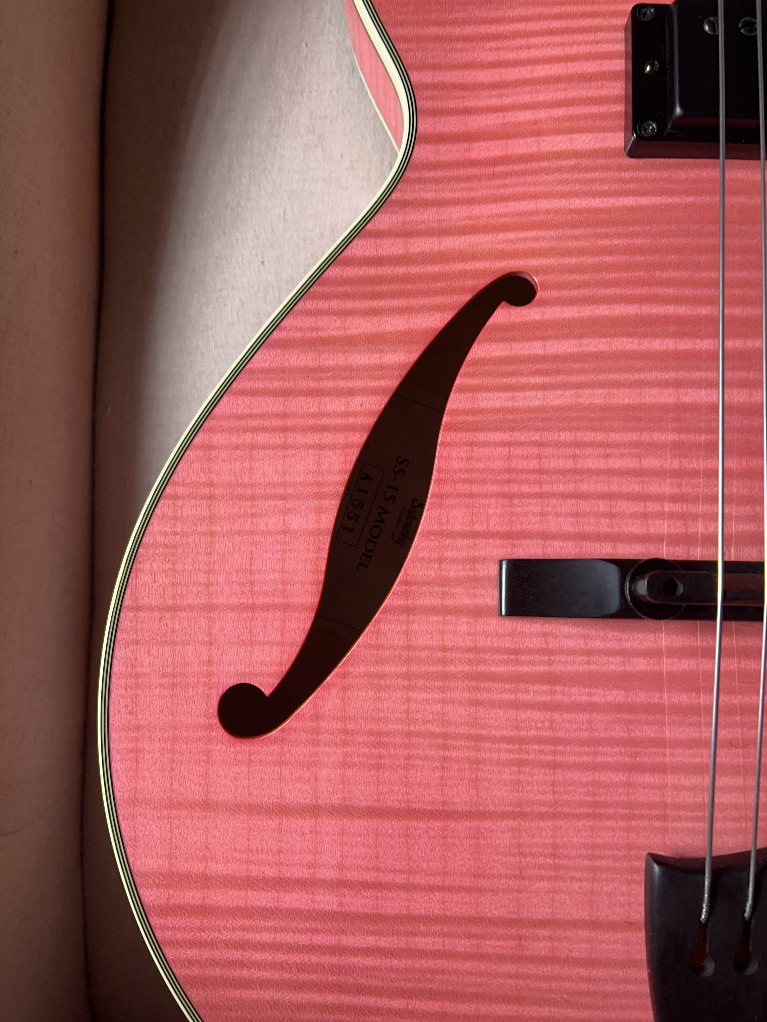 Sadowsky SS-15 Limited Color Pink