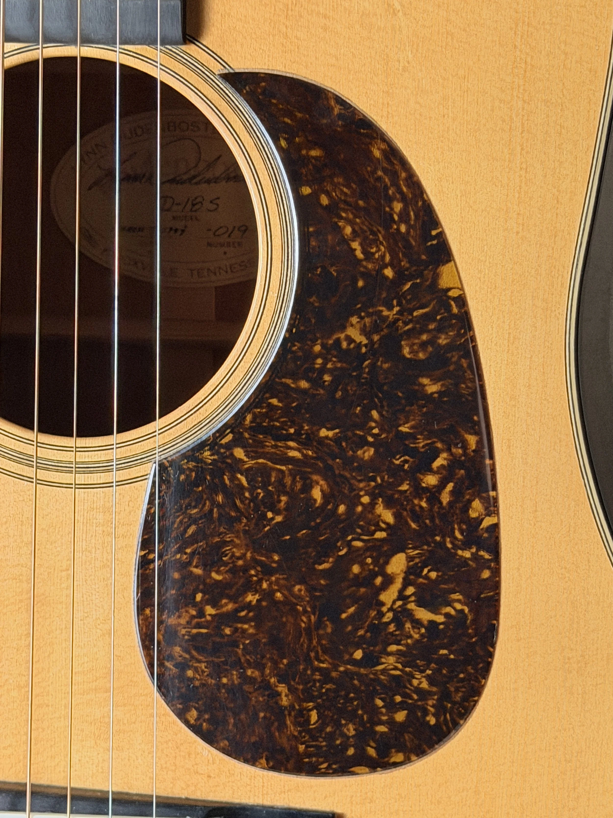 Lynn Dudenbostel guitar showing pickguard