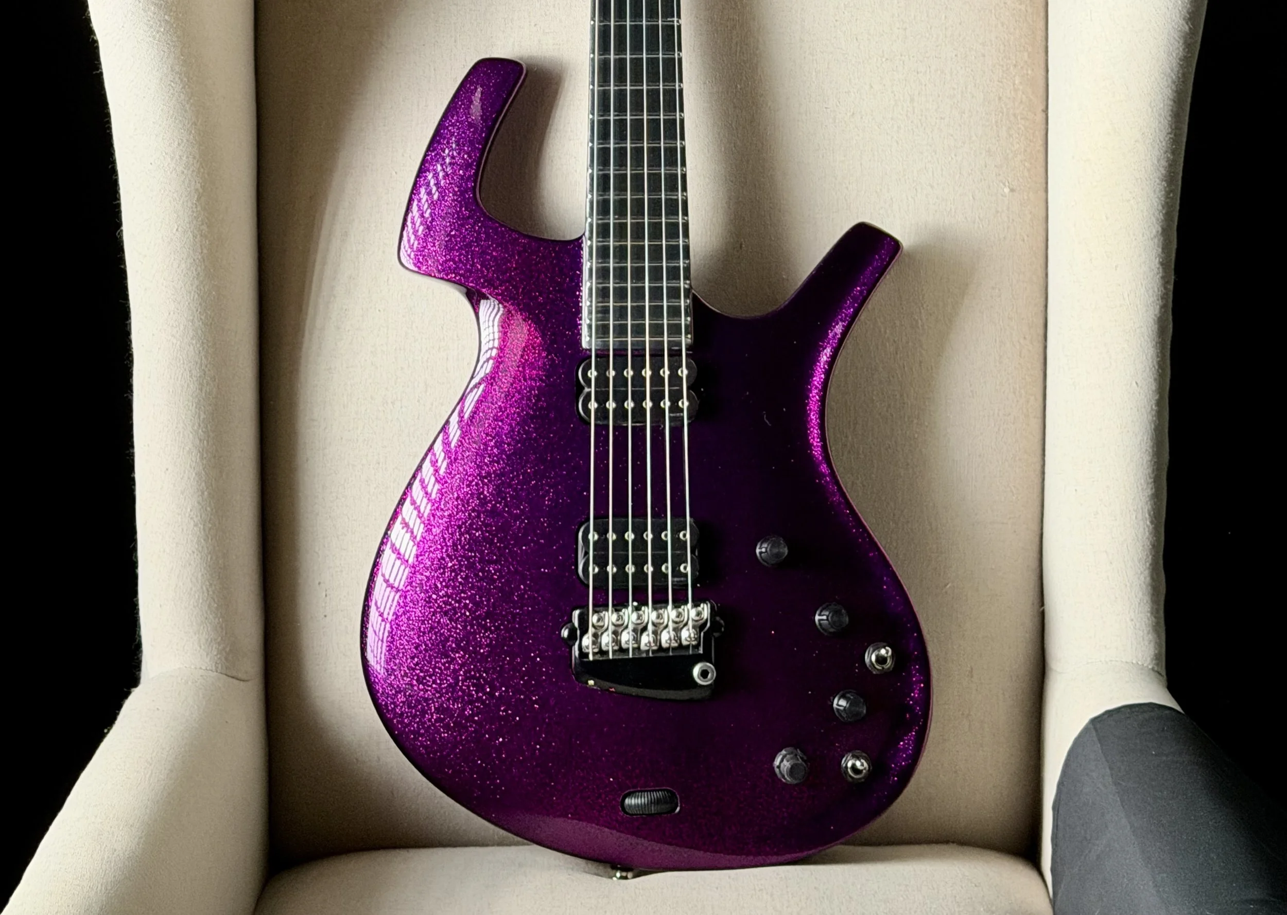 -SOLD- Parker Fly Deluxe Purple Sparkle