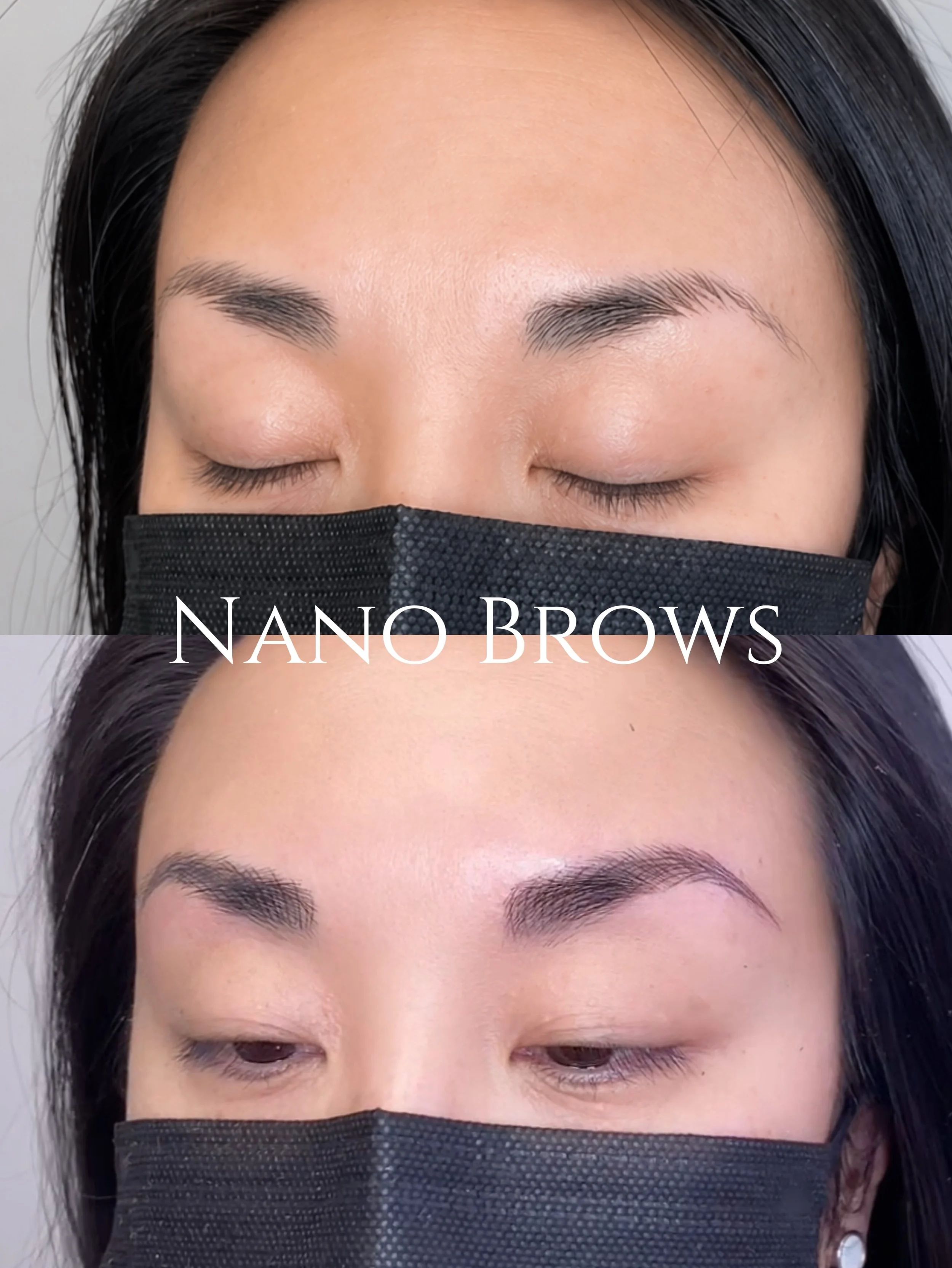 Before &amp; After Nano Brows 🤍

My client wanted to fill in sparse areas while still keeping her natural brow shape &mdash; soft, natural, and not overly done.

For shaping, we always work with your preferences first and make sure you&rsquo;re happ