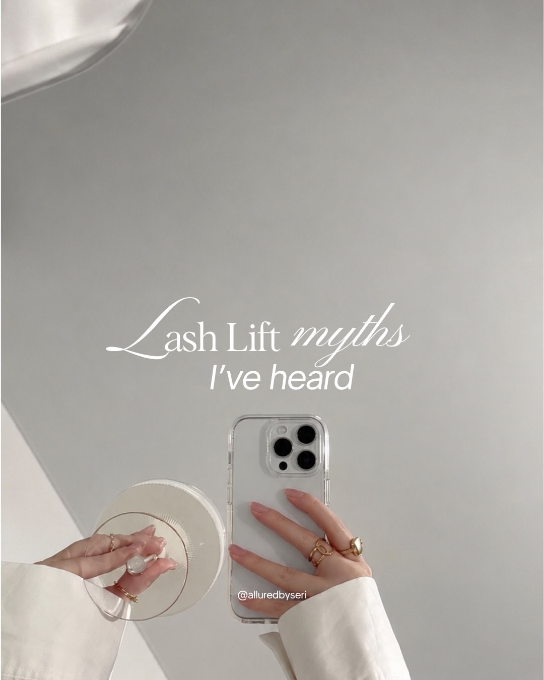 There are SO many lash lift myths still going around online&hellip; there are still so many more myths I could talk about 😂

I love educating my clients because understanding the &ldquo;why&rdquo; behind lash lifts helps you maintain healthier lashe