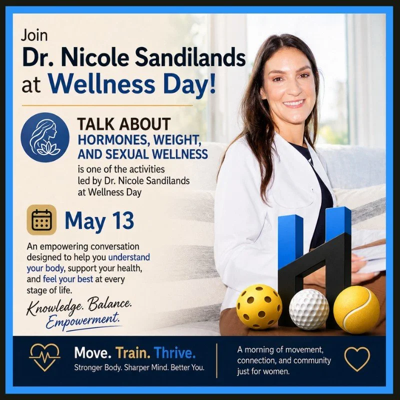 💬 Real Talk: Hormones, Weight &amp; Sexual Wellness with Dr. Nicole Sandilands
We&rsquo;re excited to welcome Dr. Nicole Sandilands to our Women&rsquo;s Wellness Day on May 13 at The Sports Haus 💙

Nicole is a Nurse Practitioner, Licensed Menopause