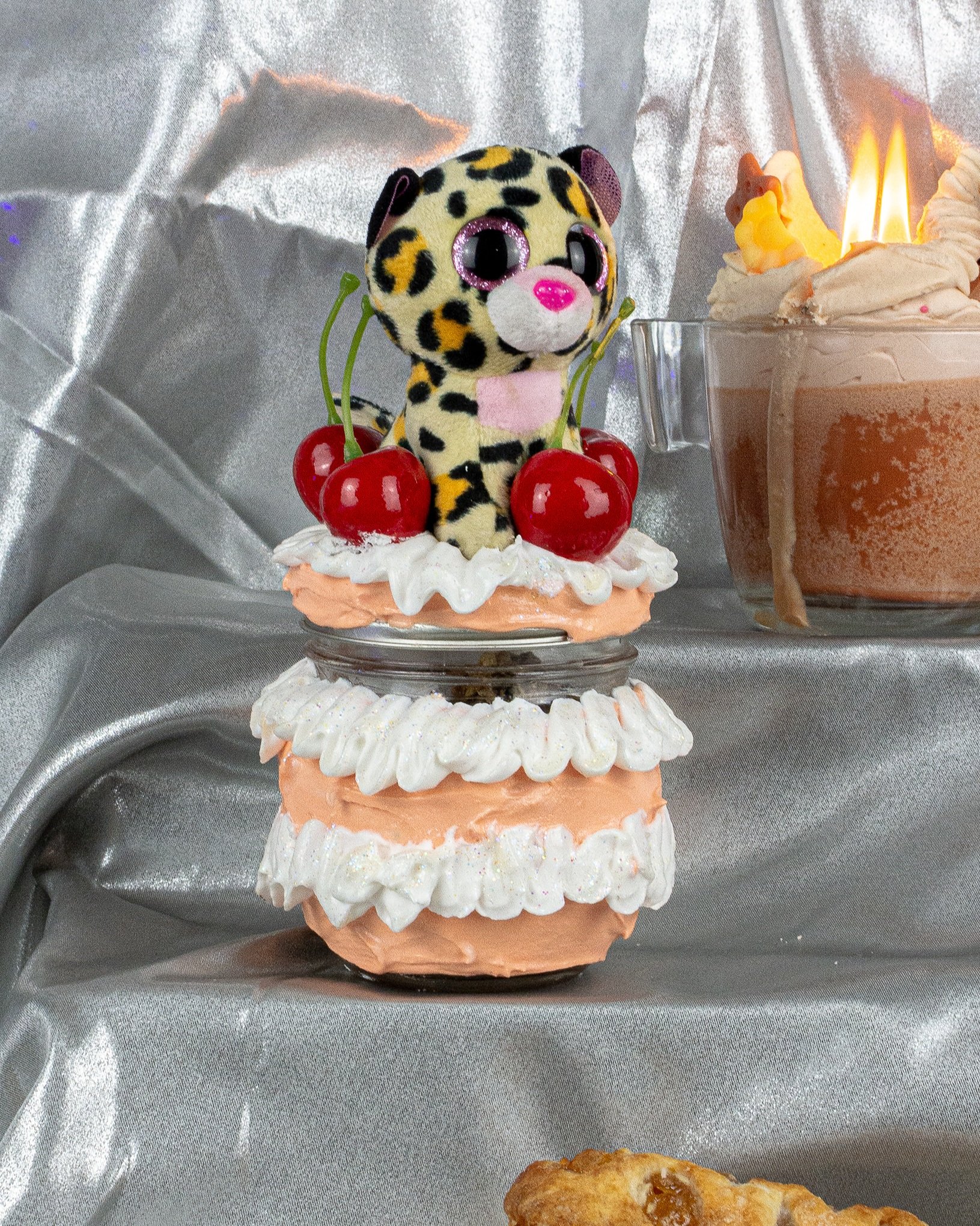 Ty Leopard Cake Jar