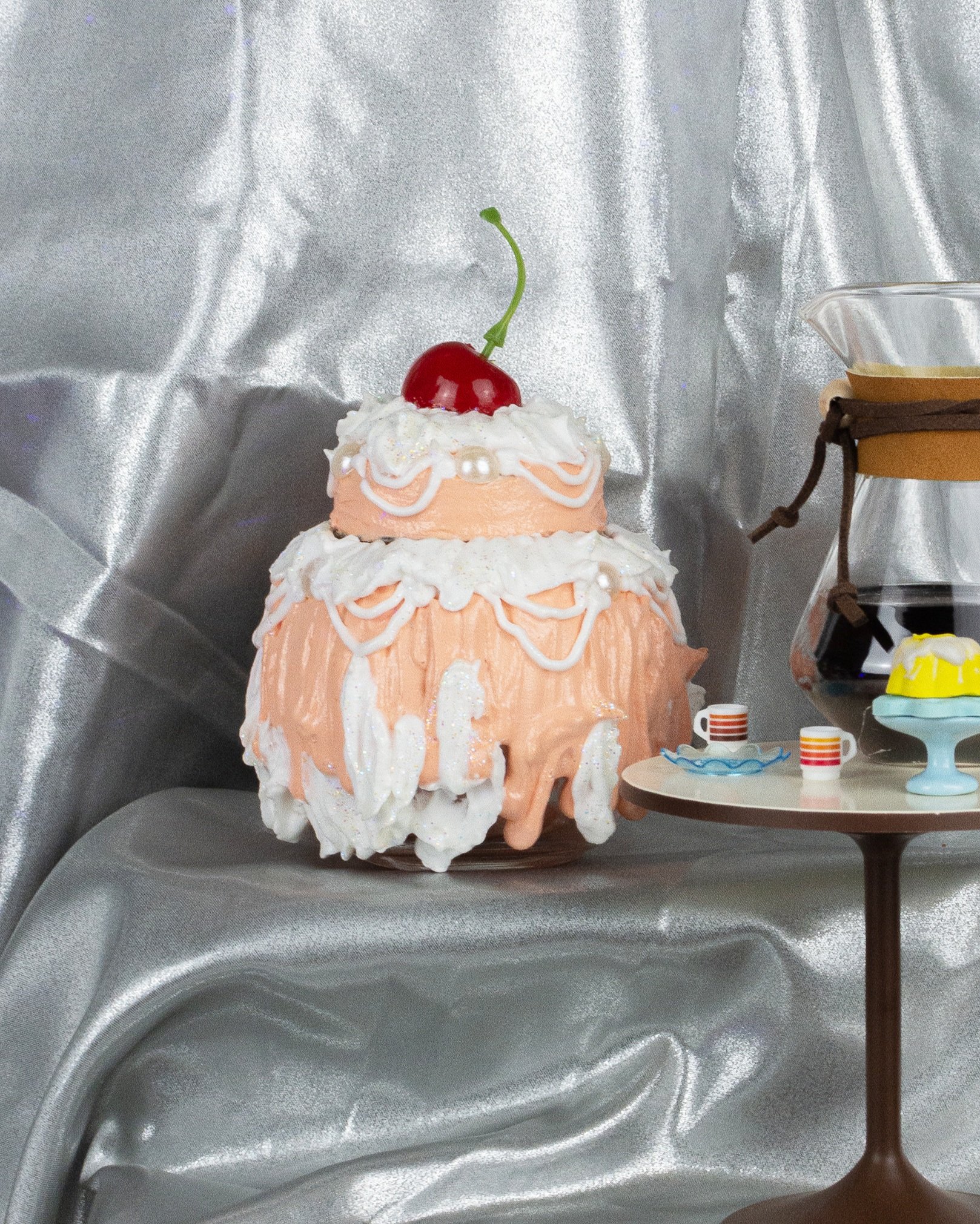 Georgia Cherry Peach Cake Jar