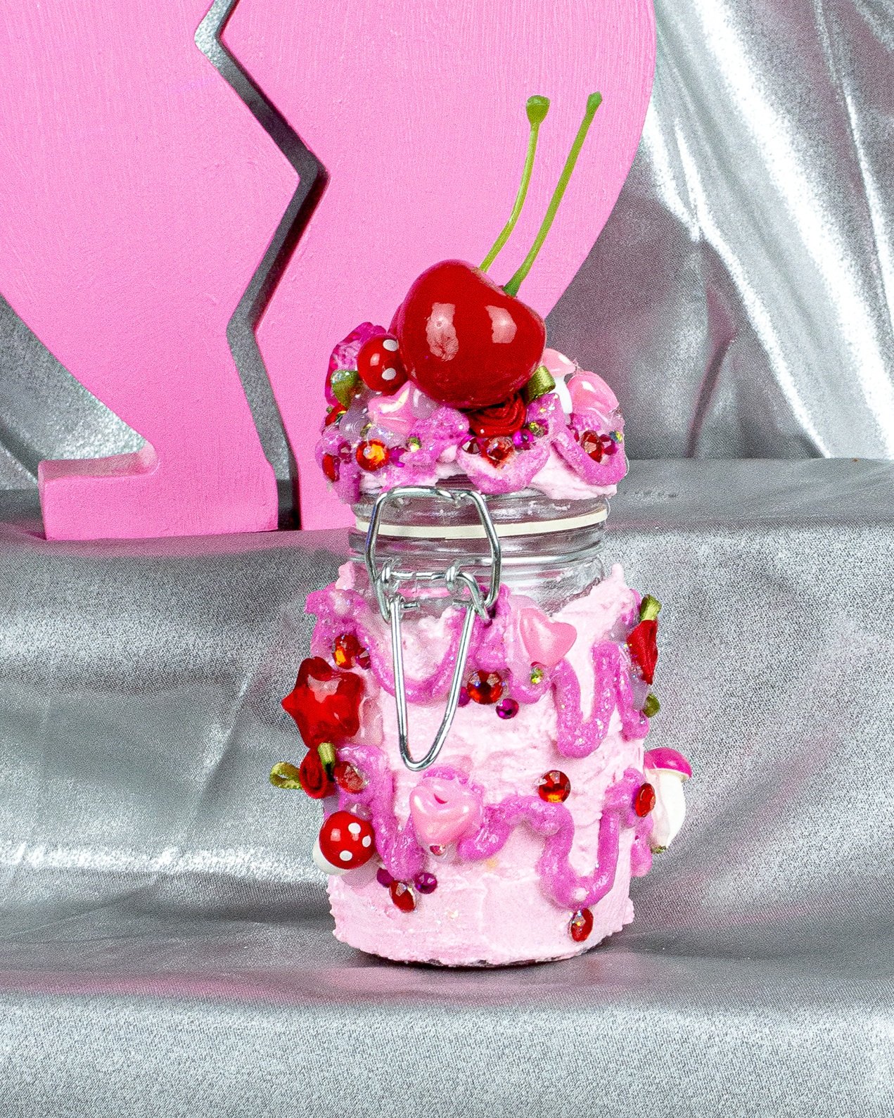 Mad Hatter Pink Mushroom Cake