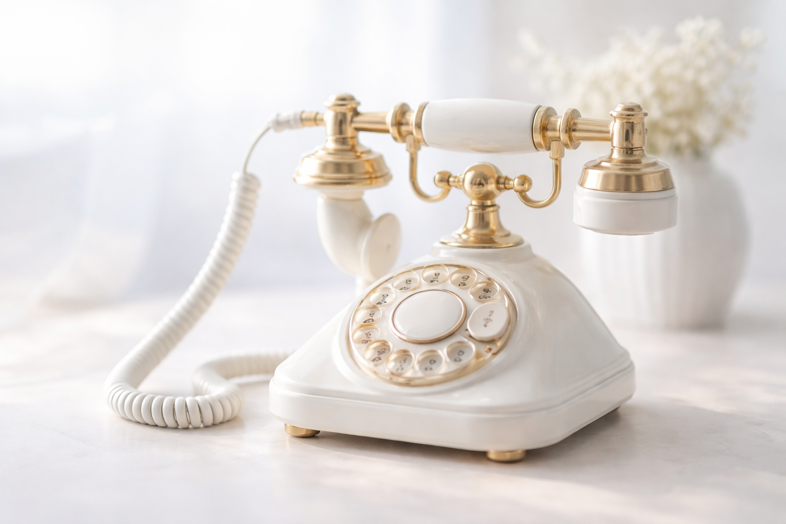 Vintage telephone representing a complimentary consultation call with Illumination 11