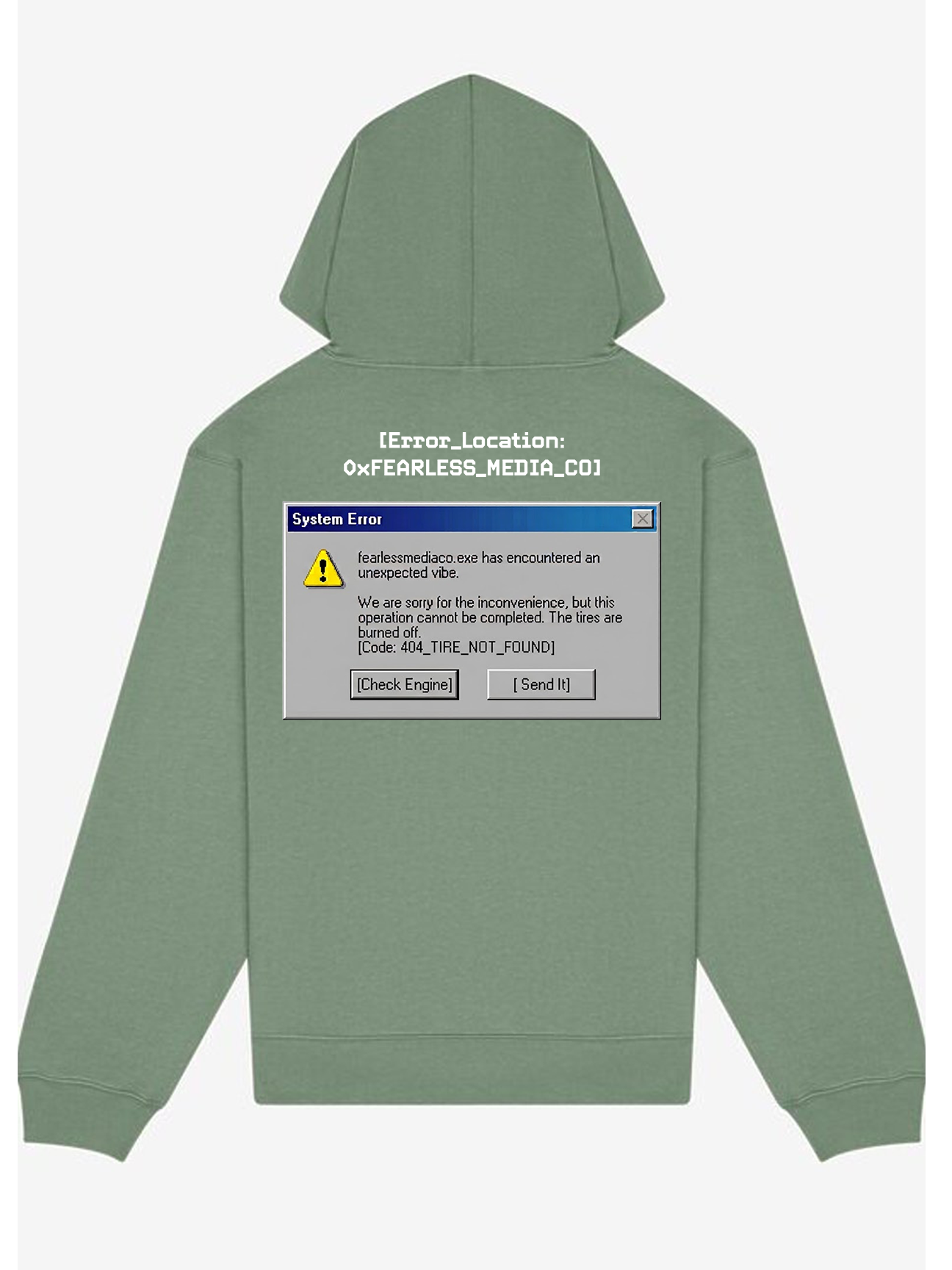 Sage Heavy Weight Error Hoodie Back.png