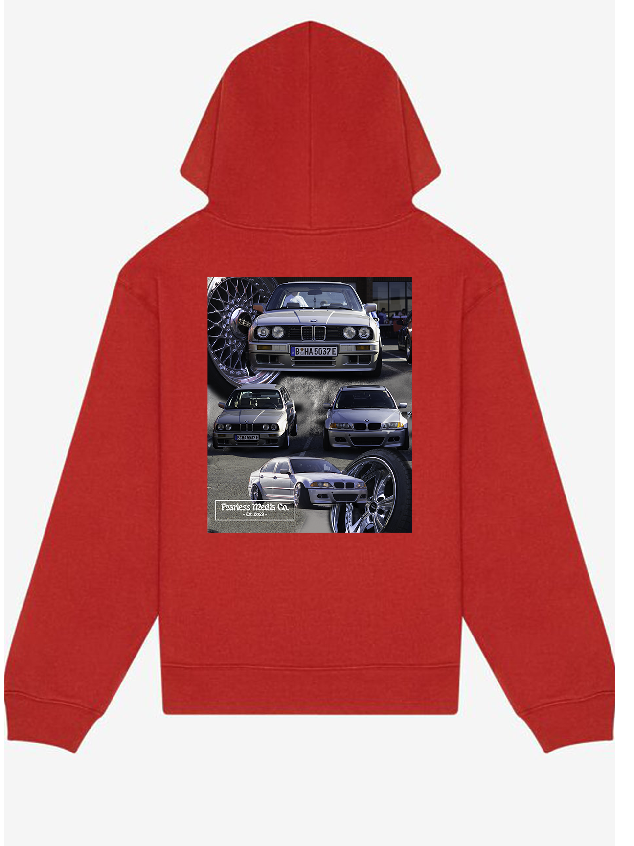 Red Heavy Weight E46E30 Hoodie Back.png