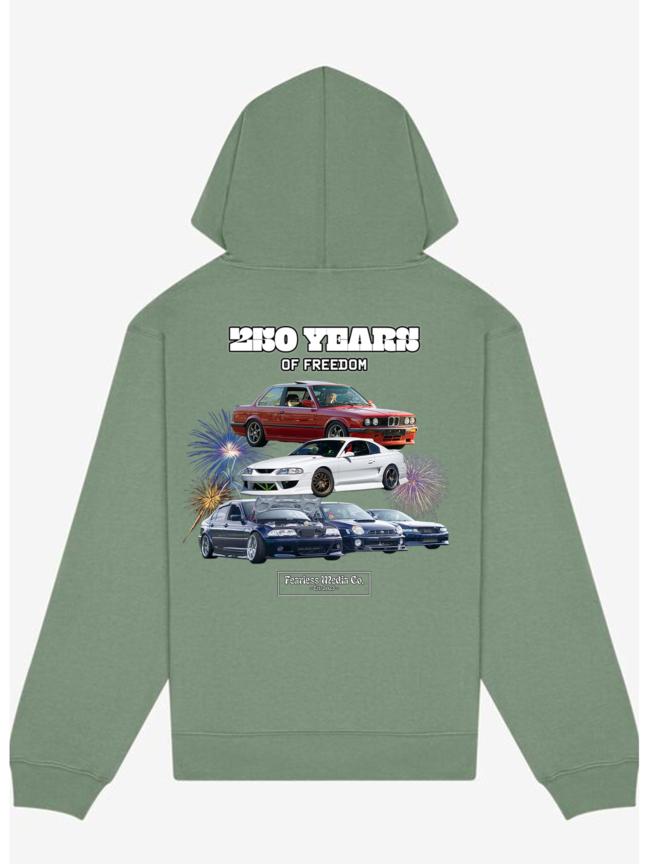 Sage Heavy Weight 250 Years of Freedom Hoodie Back.png