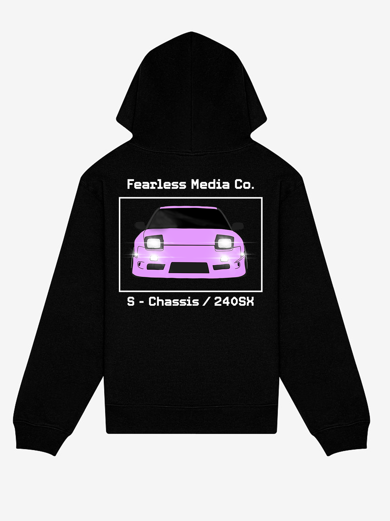 Black Heavy Weight 240SX Sketch Hoodie Back.png