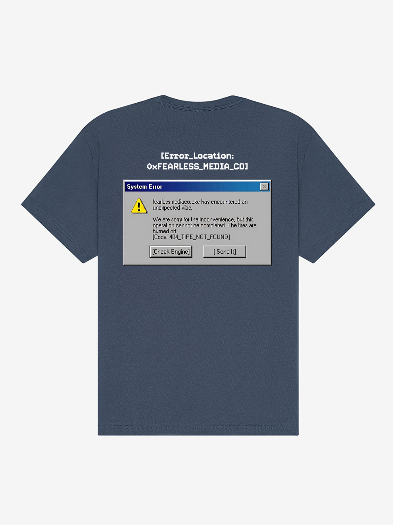 Vintage Navy Heavy Weight Error Tee Back.png