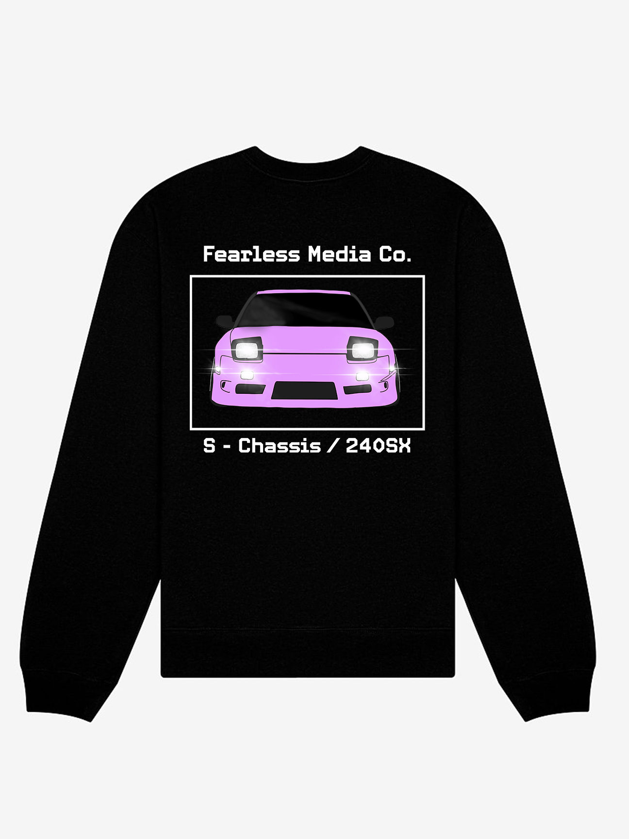 Black Heavy Weight 240SX Sketch Crew Neck Back.png