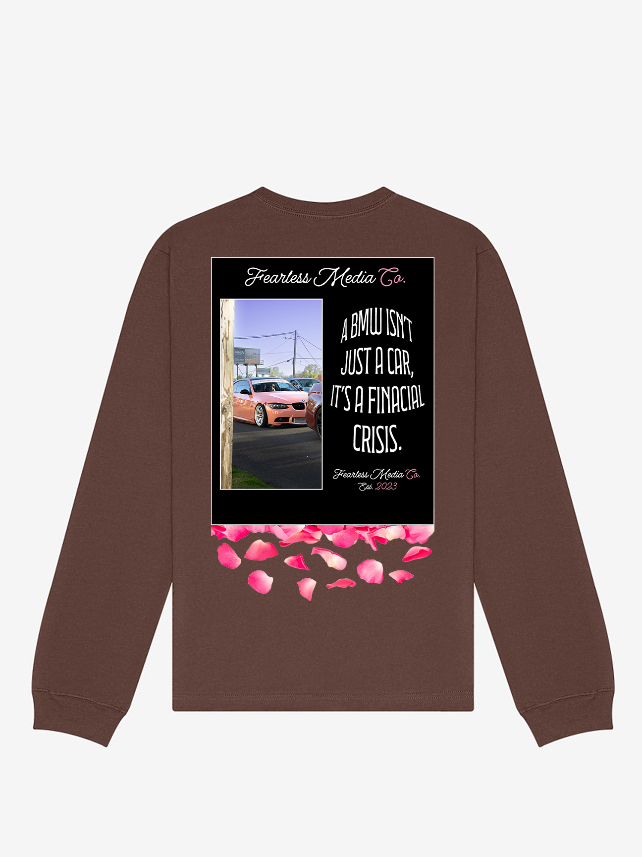 Cocoa Heavy Weight BMW Crisis Long Sleeve Back.png