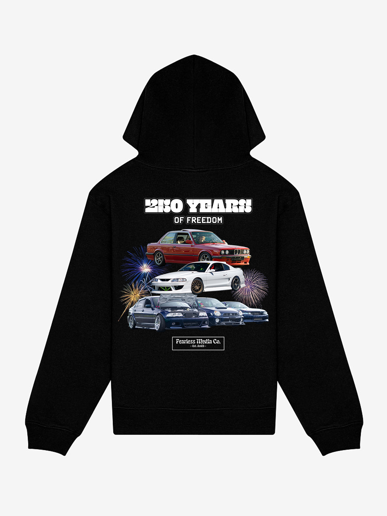 Black Heavy Weight 250 Years Of Freedom Hoodie Back.png