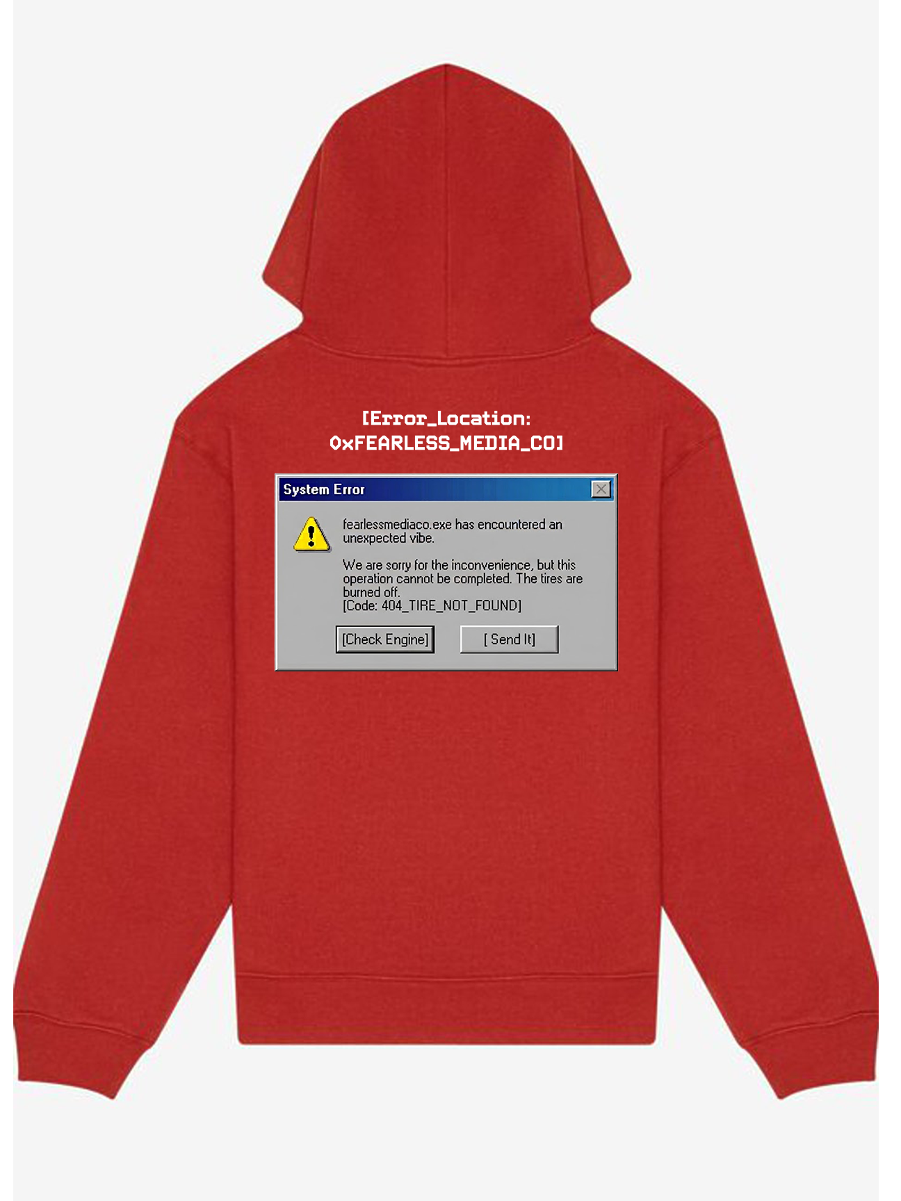 Red Heavy Weight Error Hoodie Back.png
