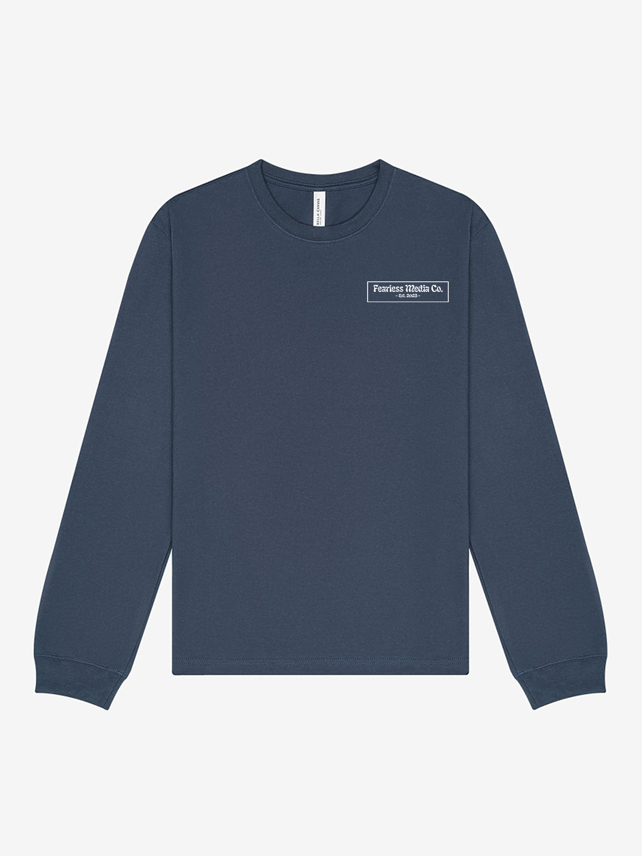 Vintage Navy Heavy Weight Long Sleeve Front.png