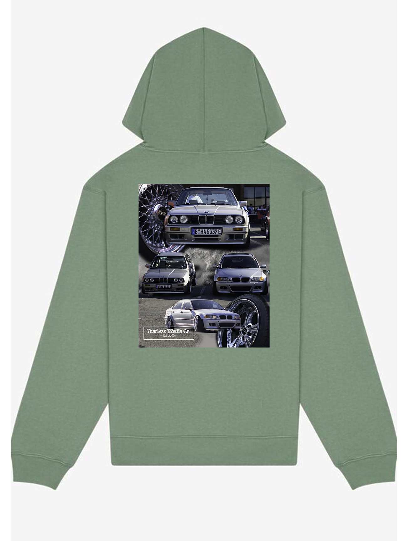 Sage Heavy Weight E46E30 Hoodie Back.png