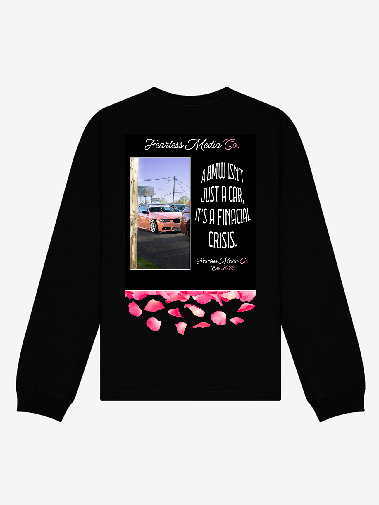 Black Heavy Weight BMW Crisis Long Sleeve Back.png