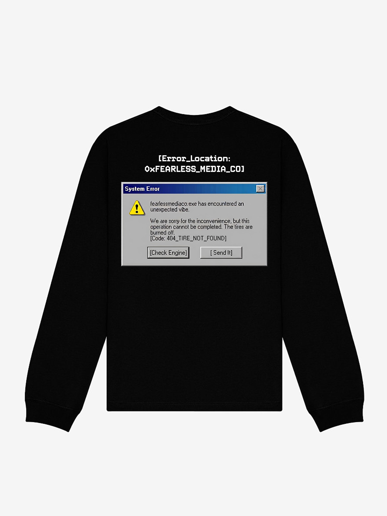 Black Heavy Weight Error Long Sleeve Back.png