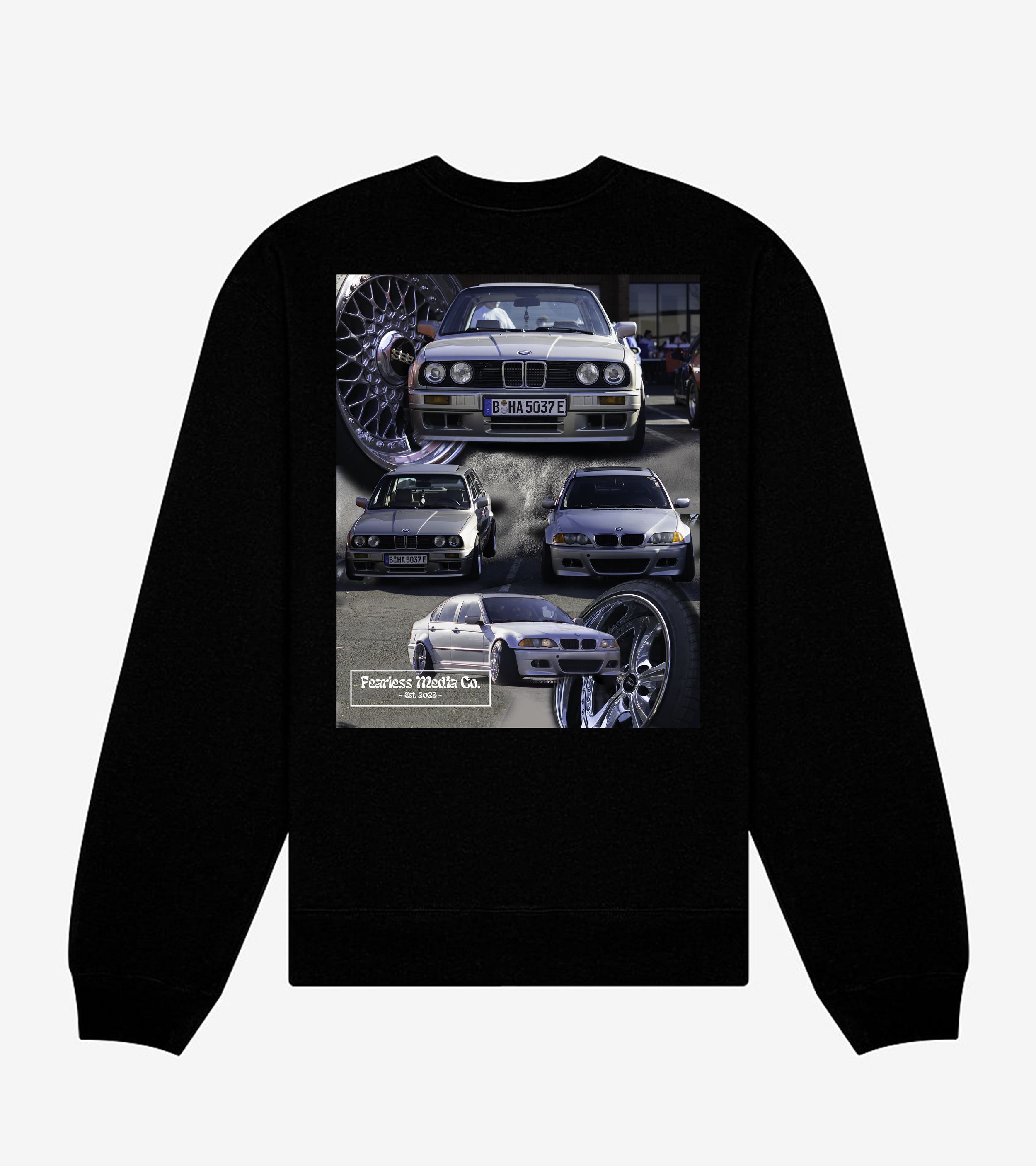 BMW Collage Crew Neck
