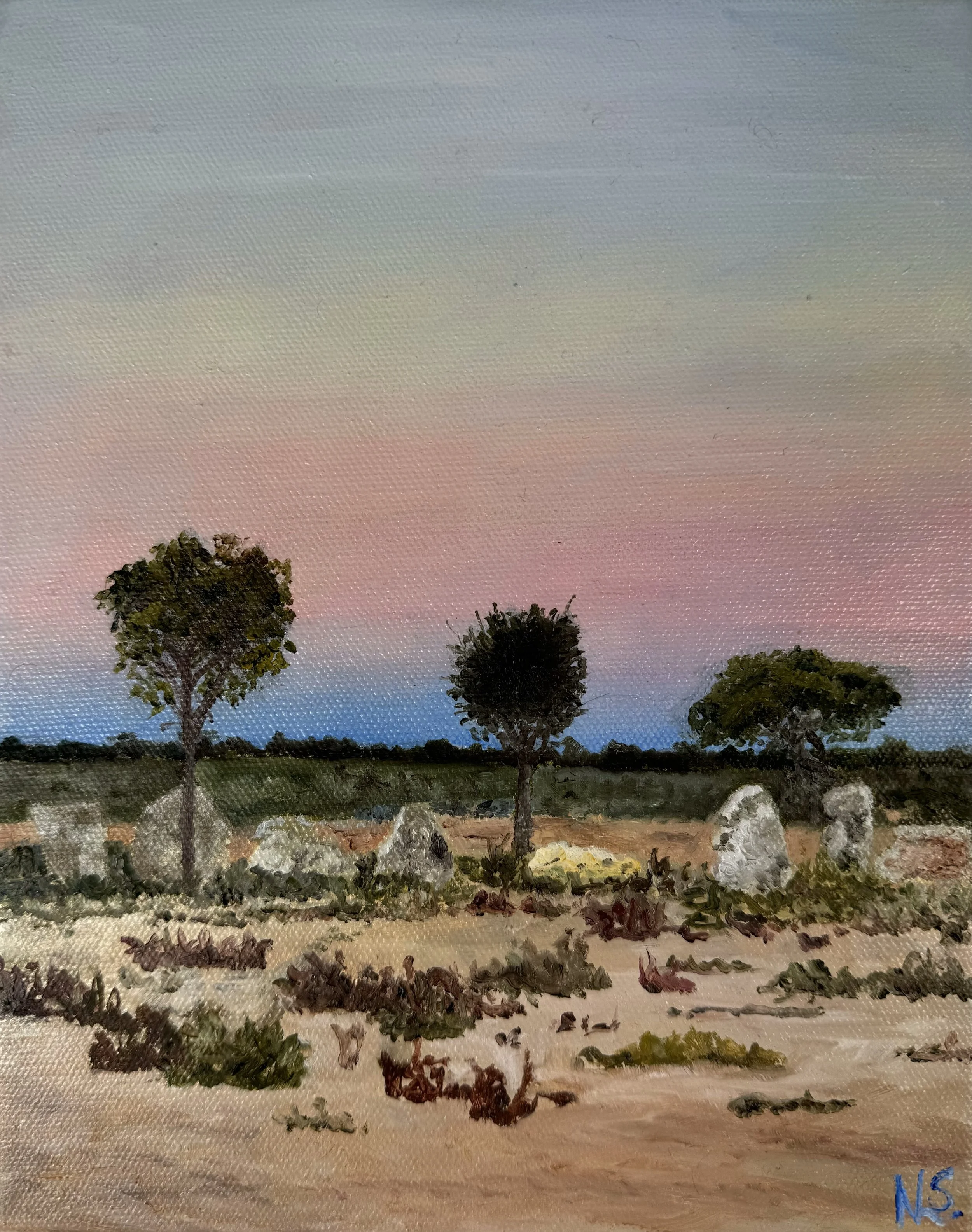 Arid Eyre - 20 X 25cm + Frame - SOLD