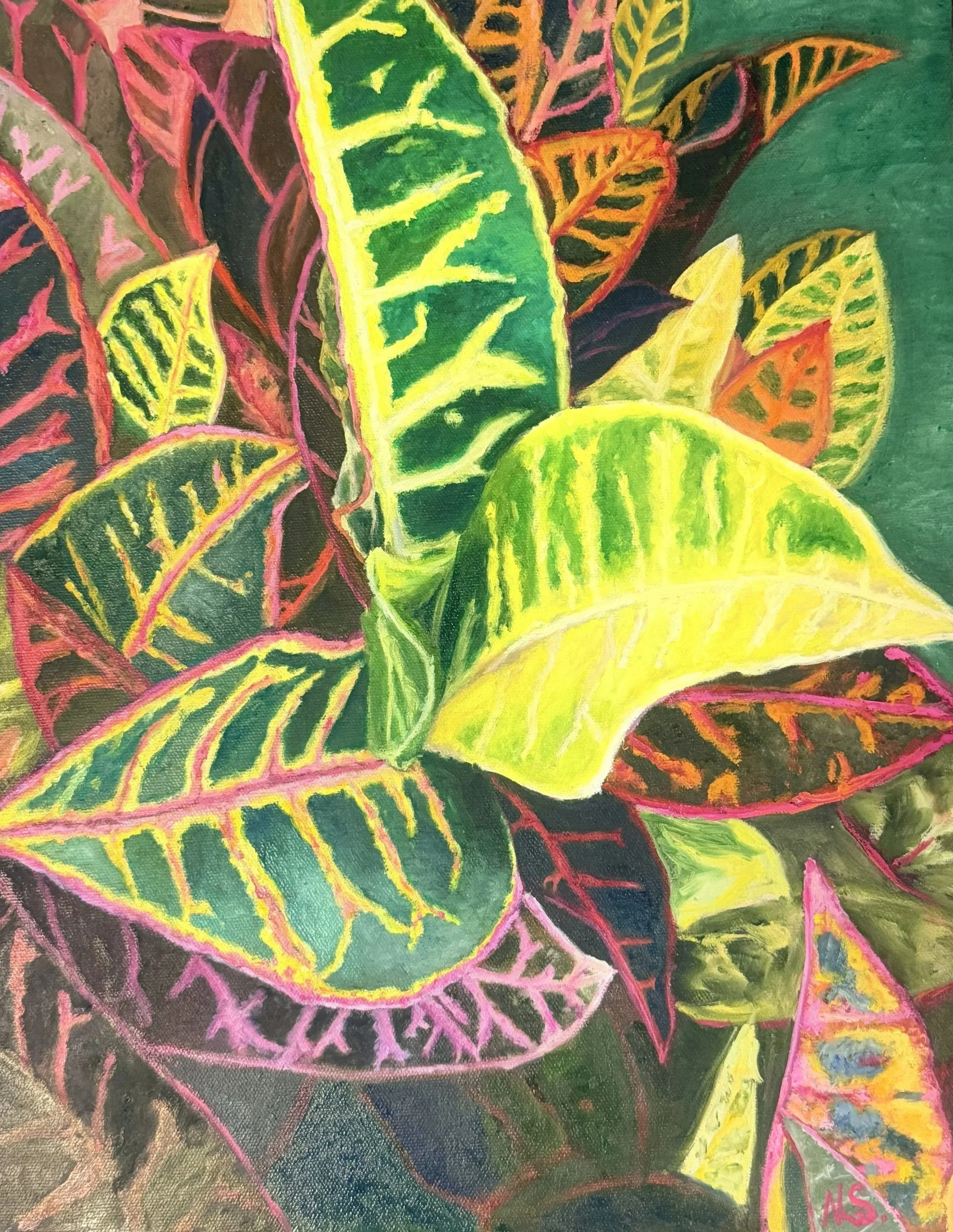 Vivid Blaze-40x51cm - $160 