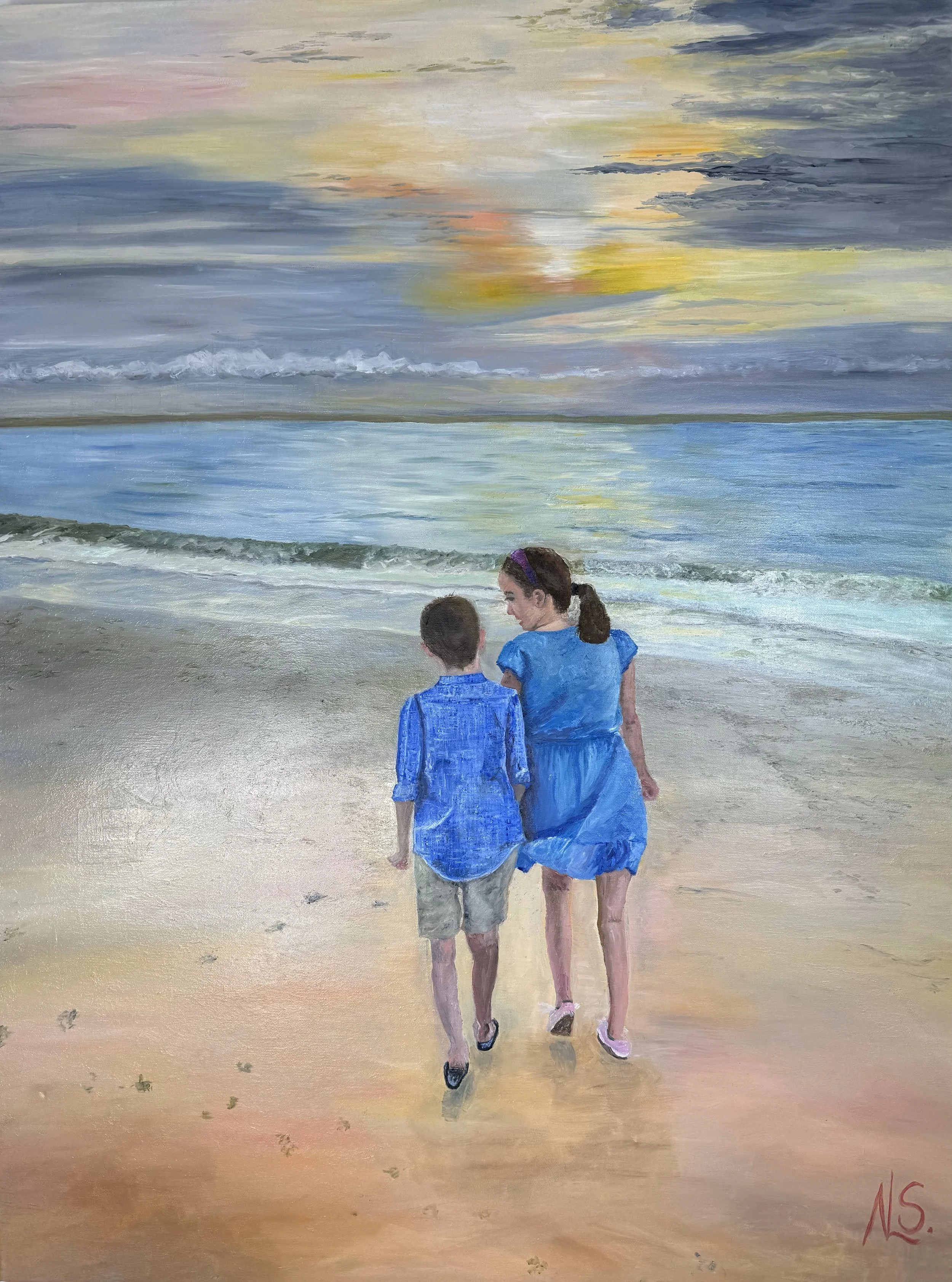 Two Peas - 76 X 101cm - NFS