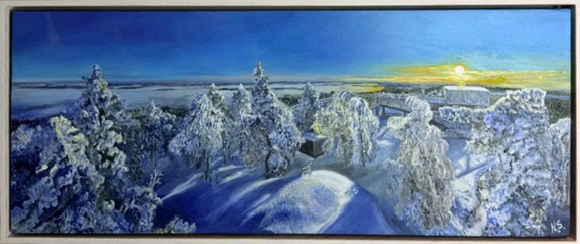 Lumi Valo - 90x32cm  
Doyles Finalist - $795