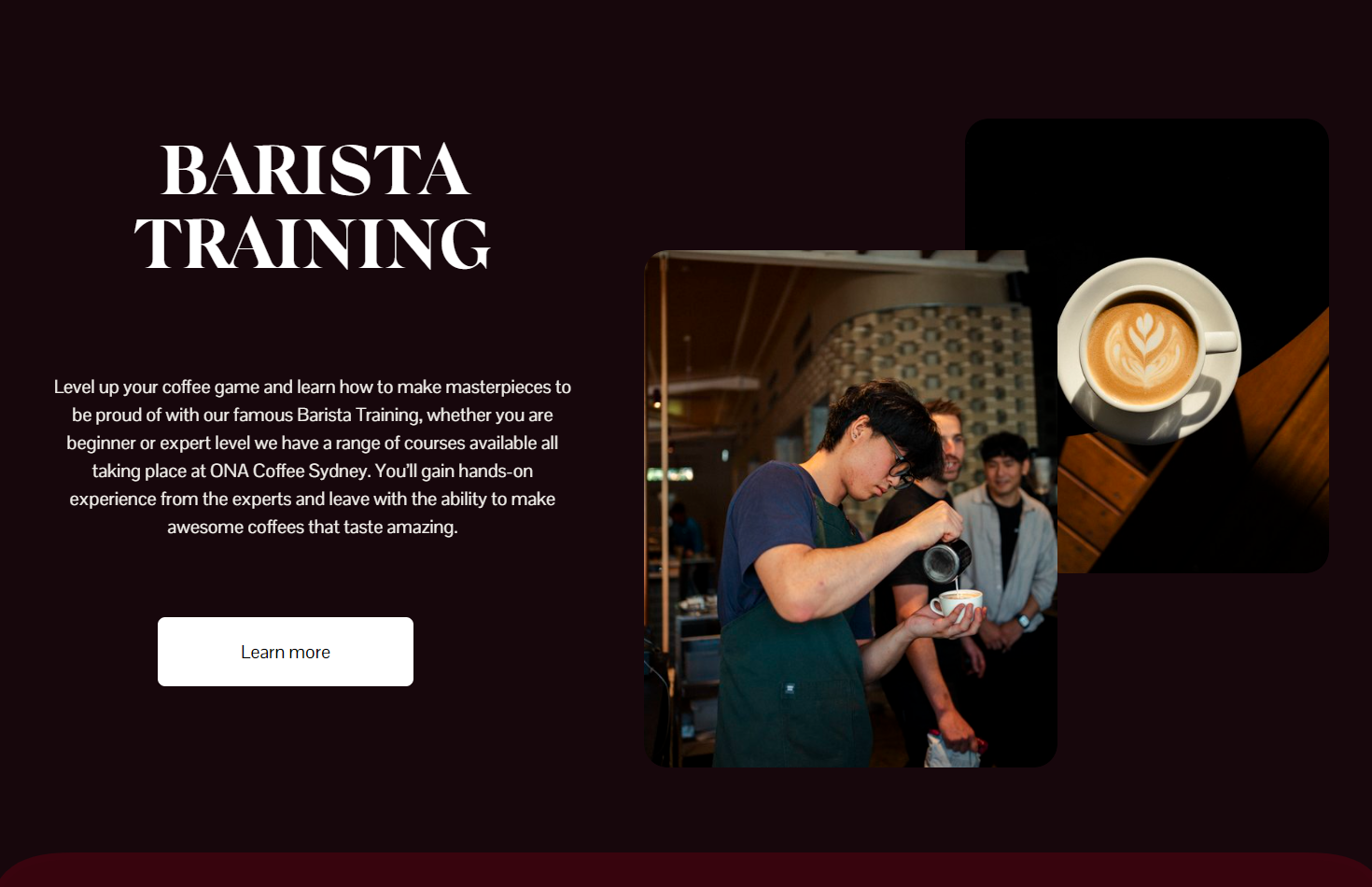 Home - offer section