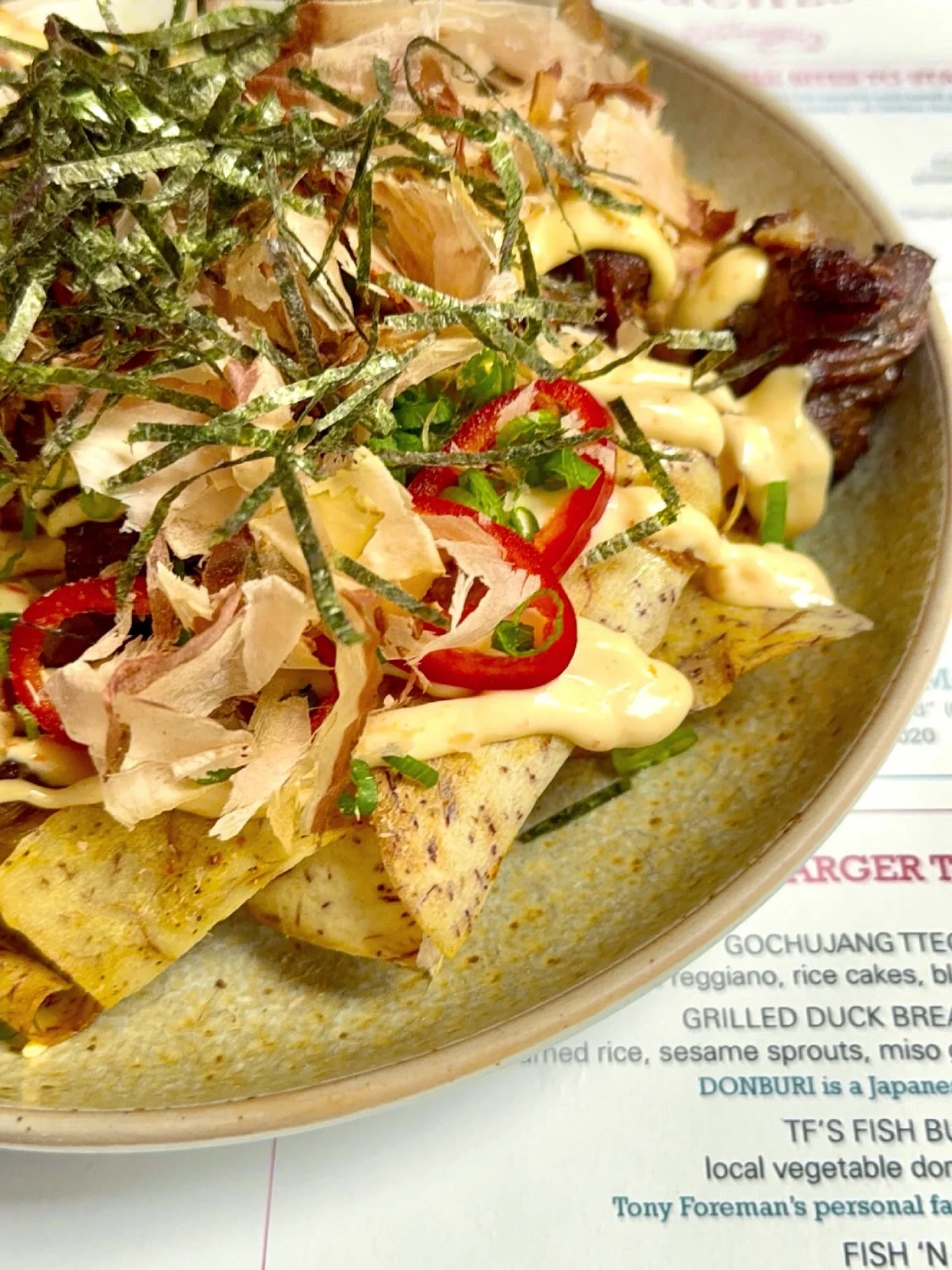 But will it NACHO? Chef Kiko says, &ldquo;absolutely.&rdquo;

Meet this evening&rsquo;s special, the Pork Adobo Nachos&mdash;adobo with dinanche aioli, Fresno peppers, bonito, and nori all piled high on taro chips. Yes, please.

#PorkAdoboNachos #Pub