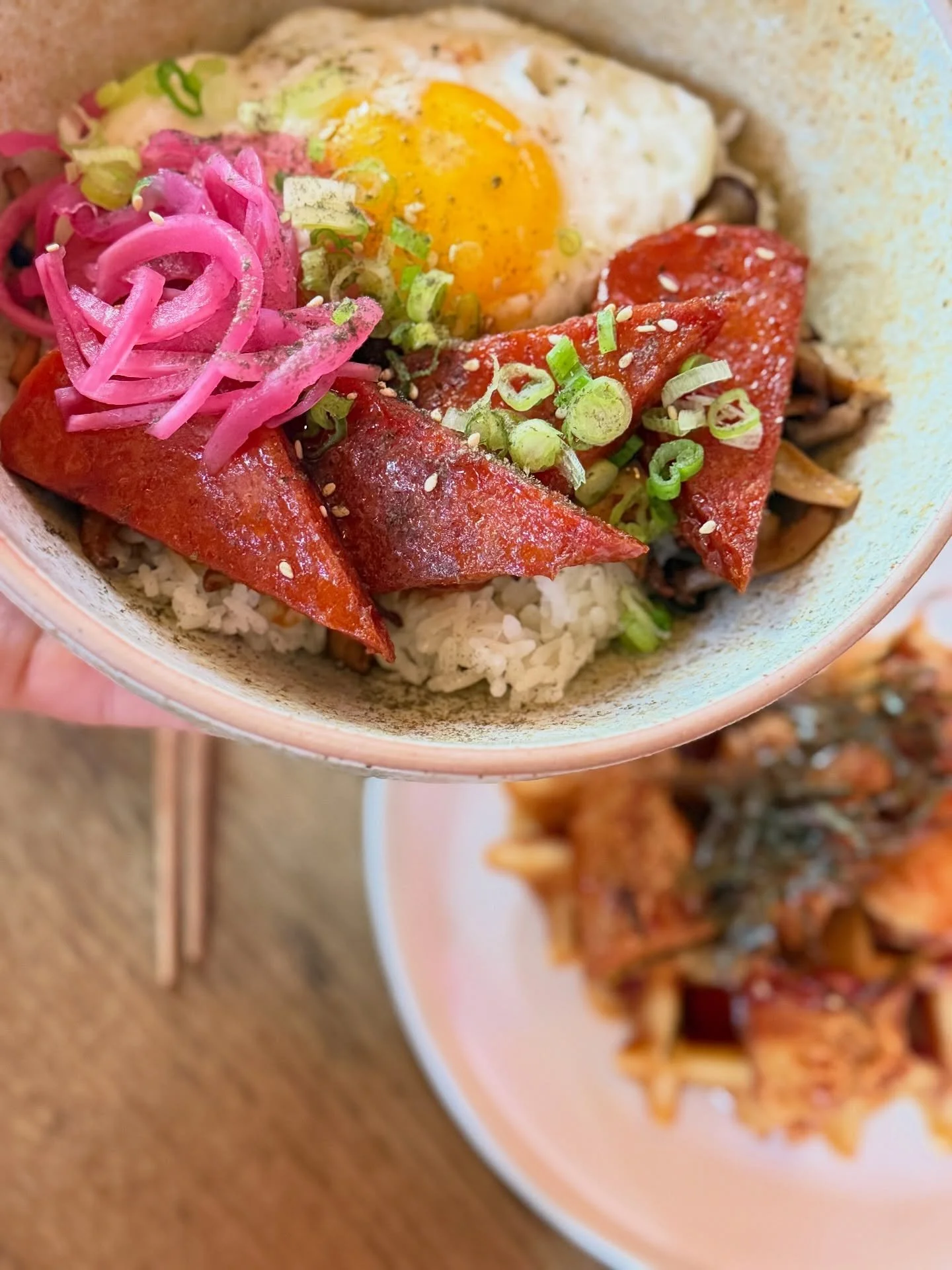 The spam, the fried rice, the mochi waffles, Kiko&rsquo;s fried chicken, the breakfast butty, the ube pancakes, the pint, the soccer&mdash;welcome to Sunday at The Duchess.

Tony will be cheering on his beloved Blues at 11:30! Come grab a pint and ce