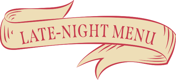 Click this banner to see The Duchess restaurant's late-night menu.